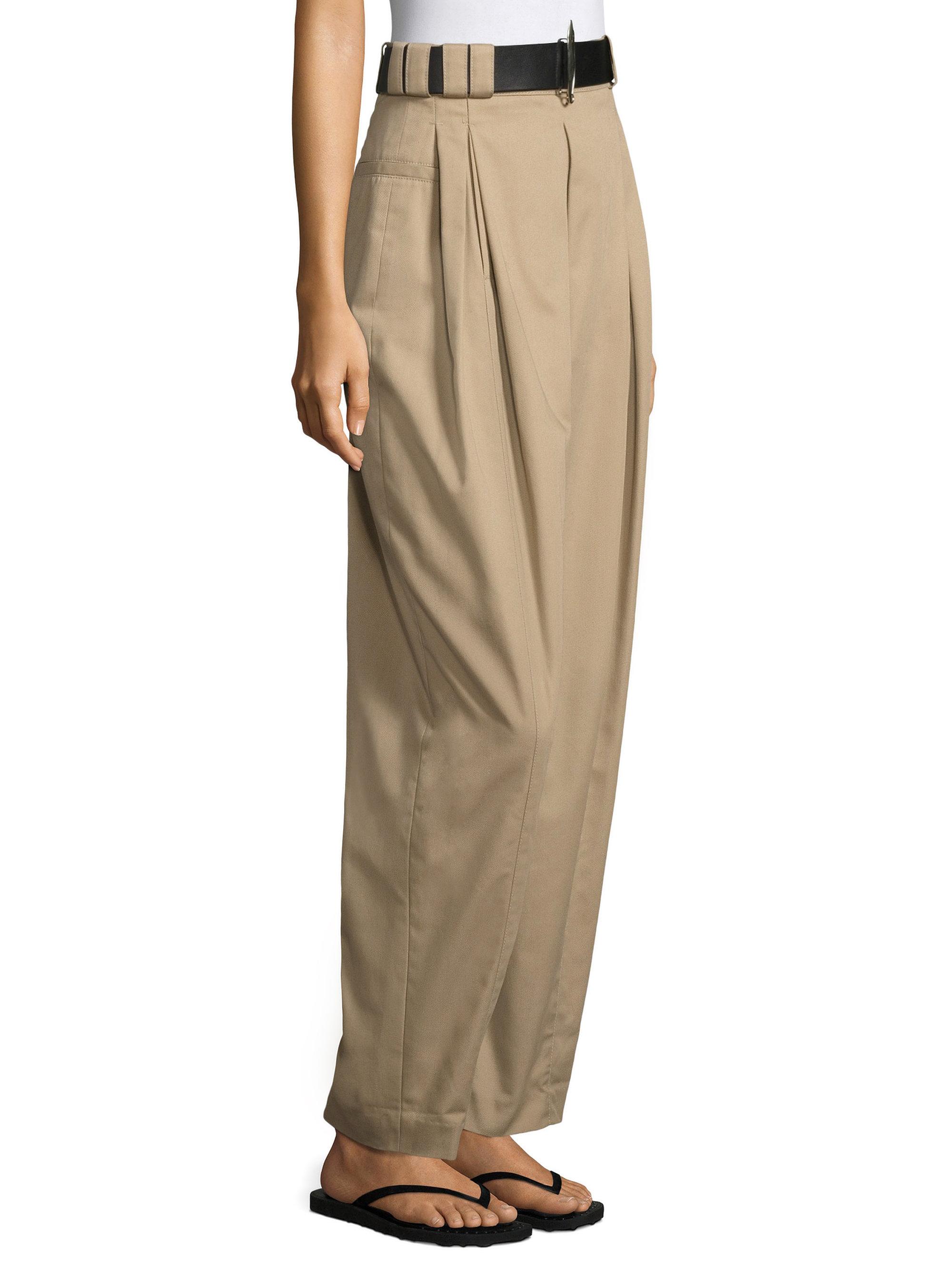 tie waist khaki pants