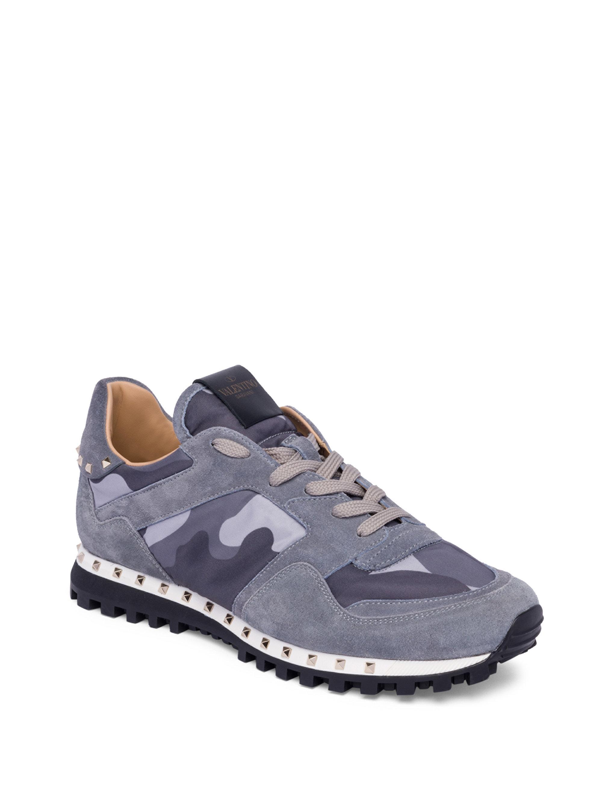 valentino grey camo sneakers