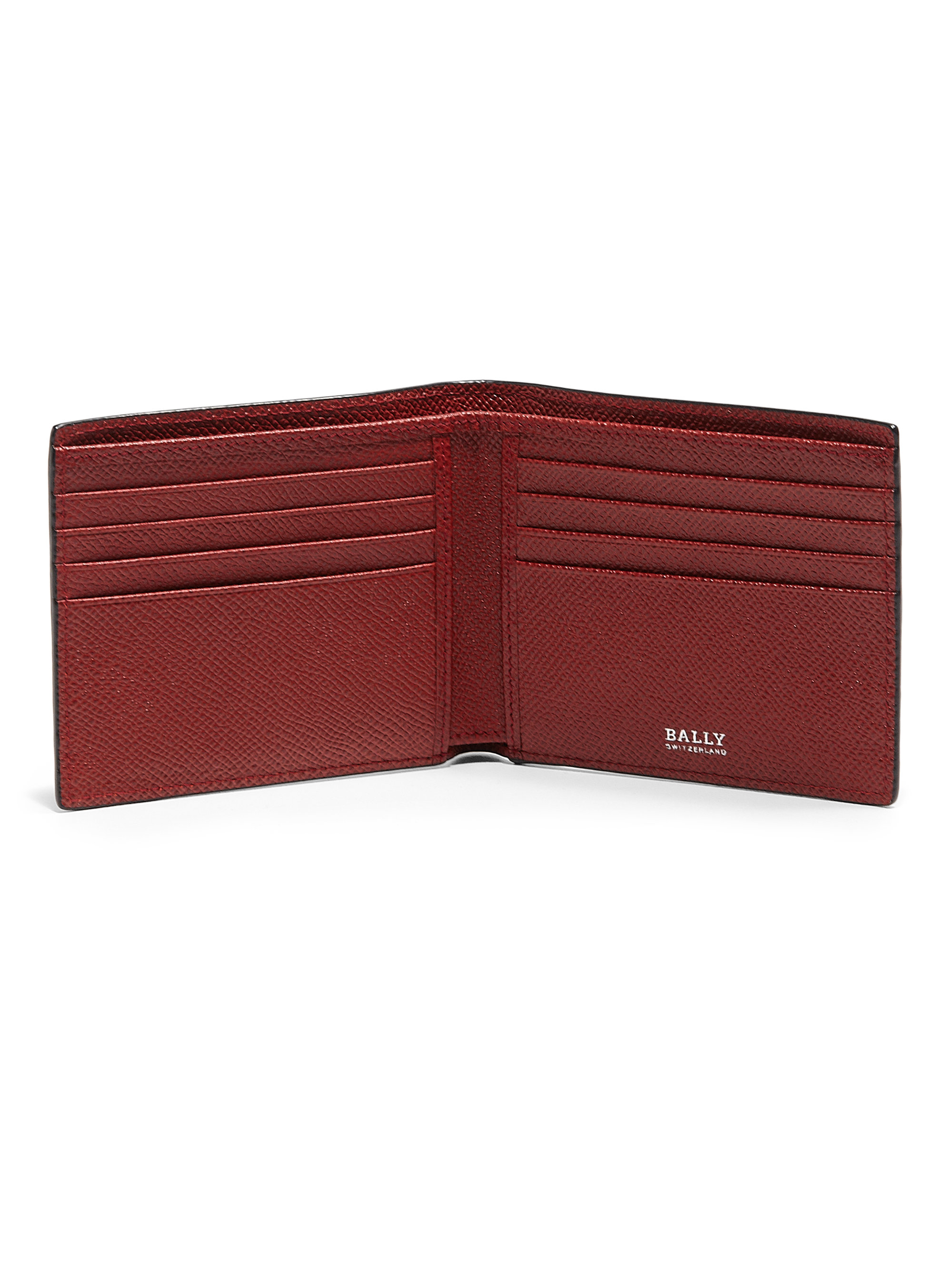 Bally Bollen Leather Wallet in Black for Men Lyst