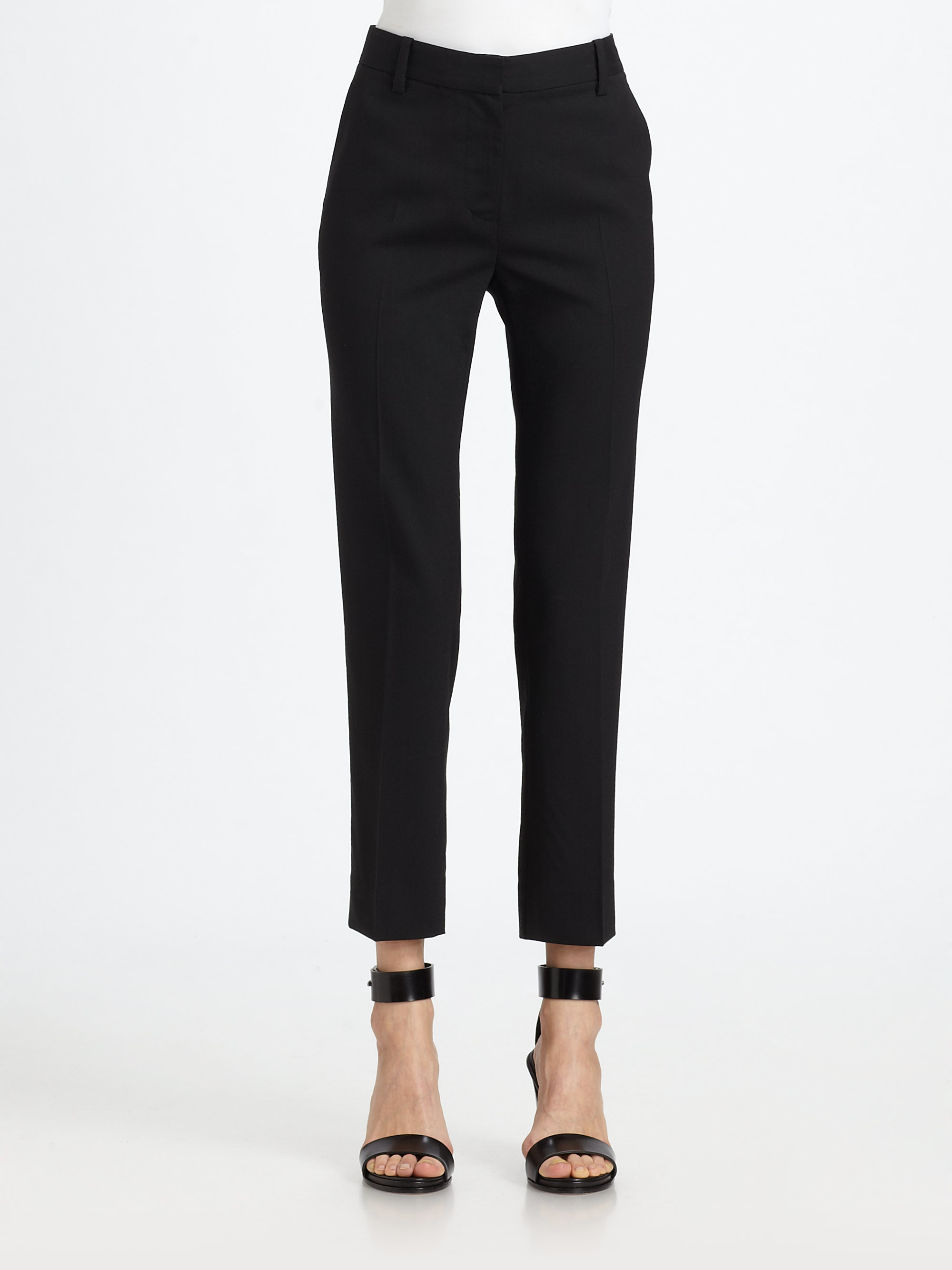 Lyst - 3.1 Phillip Lim Stretch-wool Pencil Trousers in Black