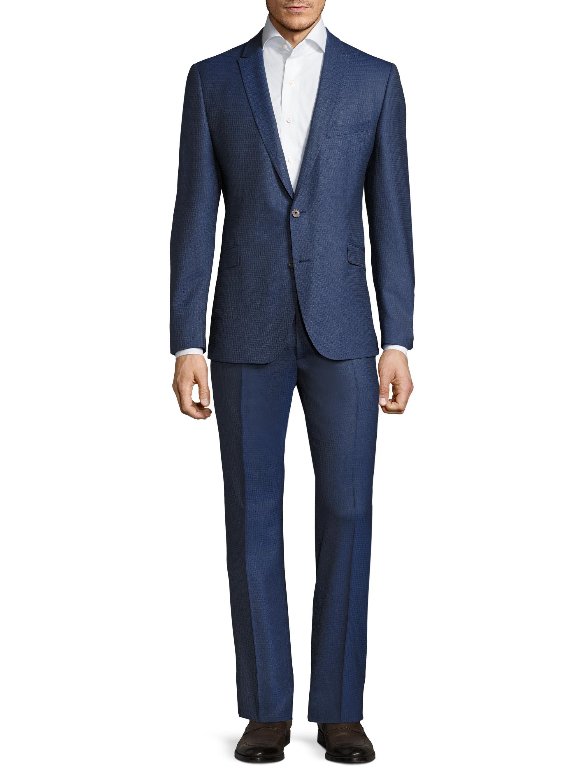Lyst - Strellson Houndstooth Two-button Suit in Blue for Men