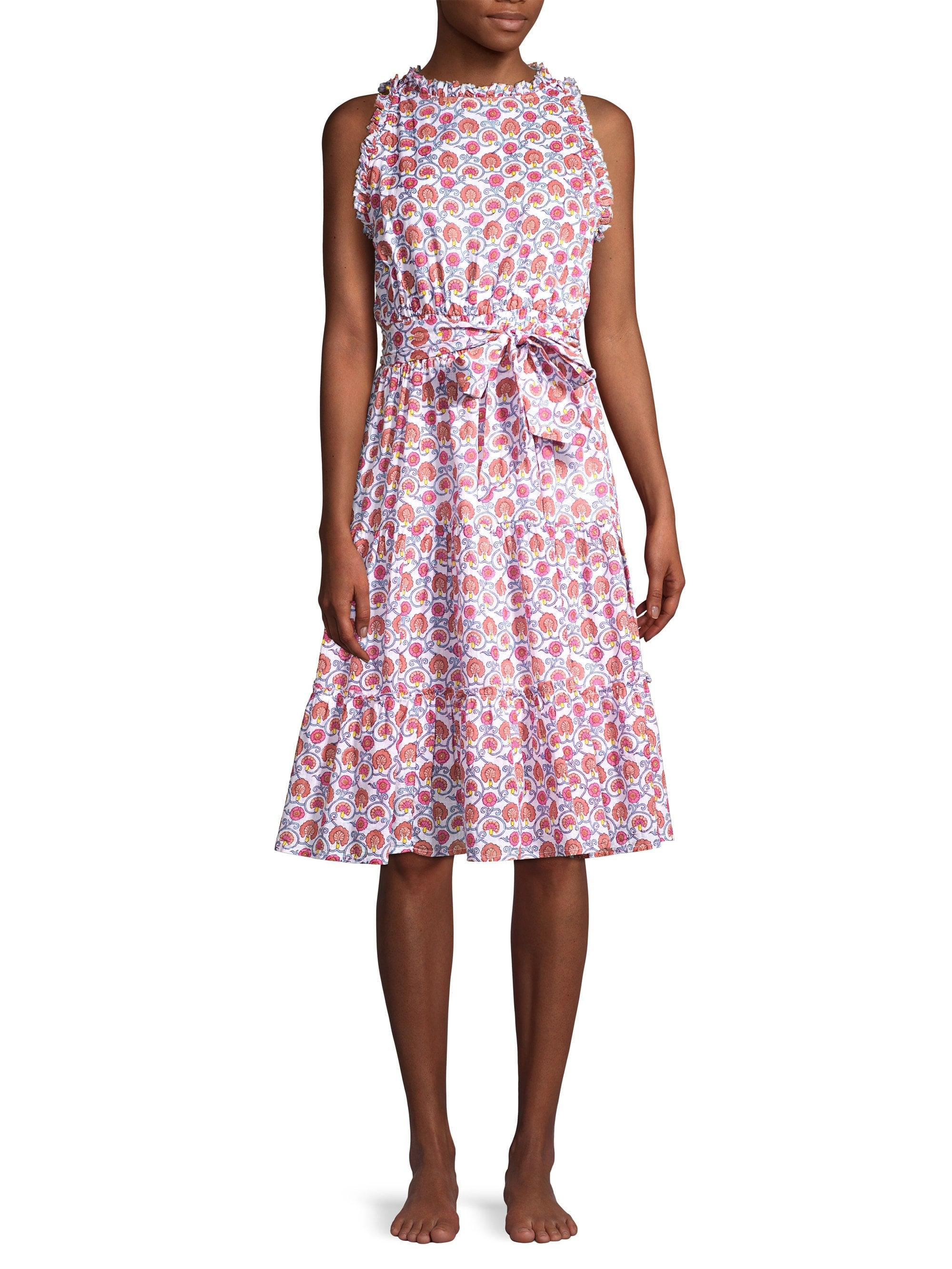 Roberta Roller Rabbit Bahia Naoki Cotton Coverup Dress in Pink - Lyst