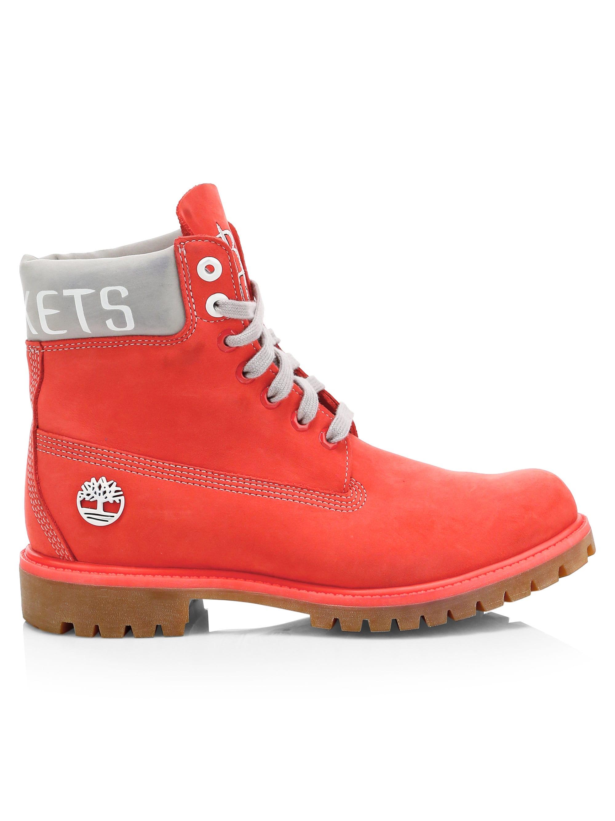 Lyst - Timberland Nba Collection Houston Rockets Lace-up Leather Boots