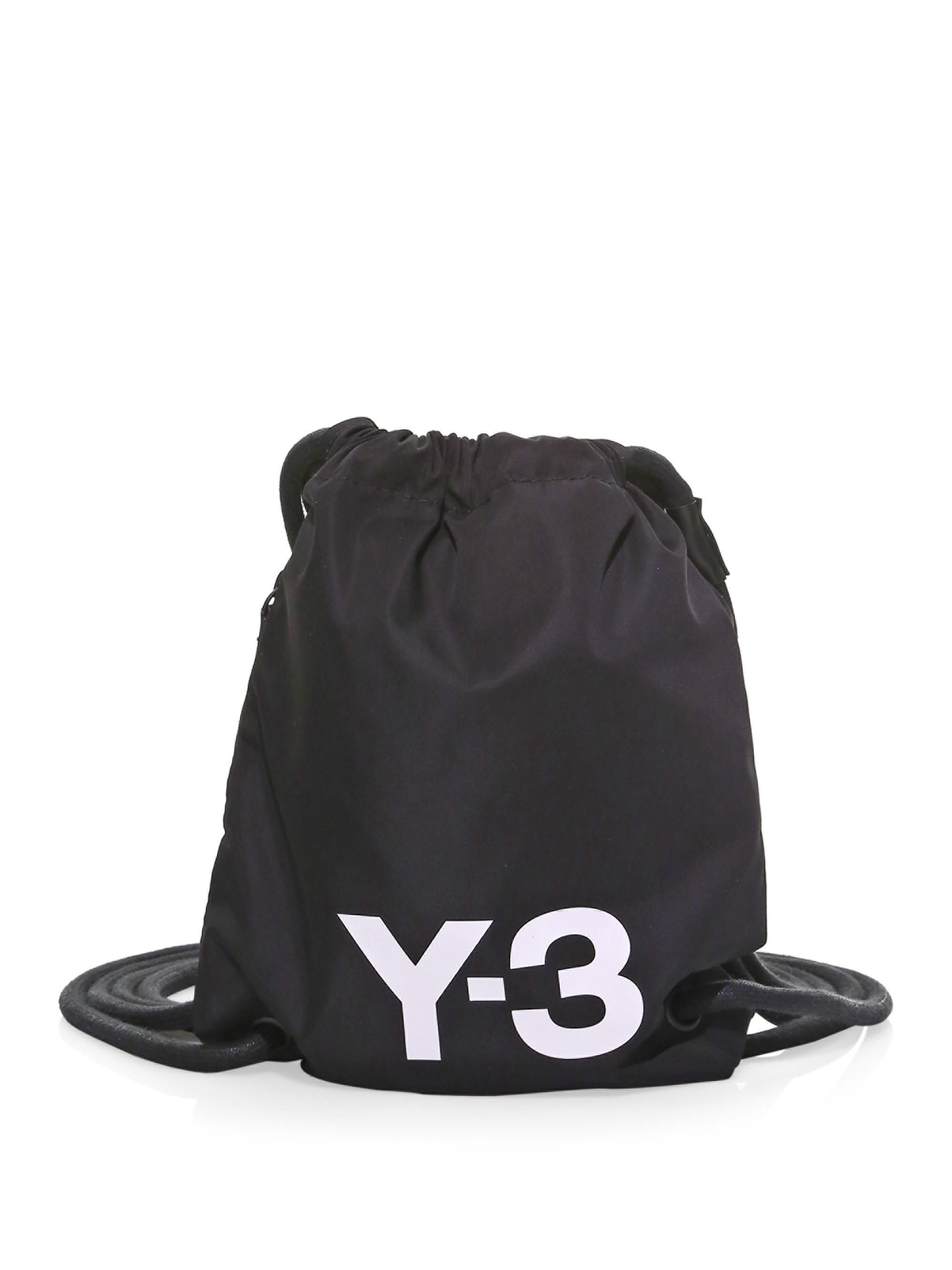 Lyst Y 3 Mini Gym Bag In Black For Men Y 3 Men S Black Mini Gym Bag