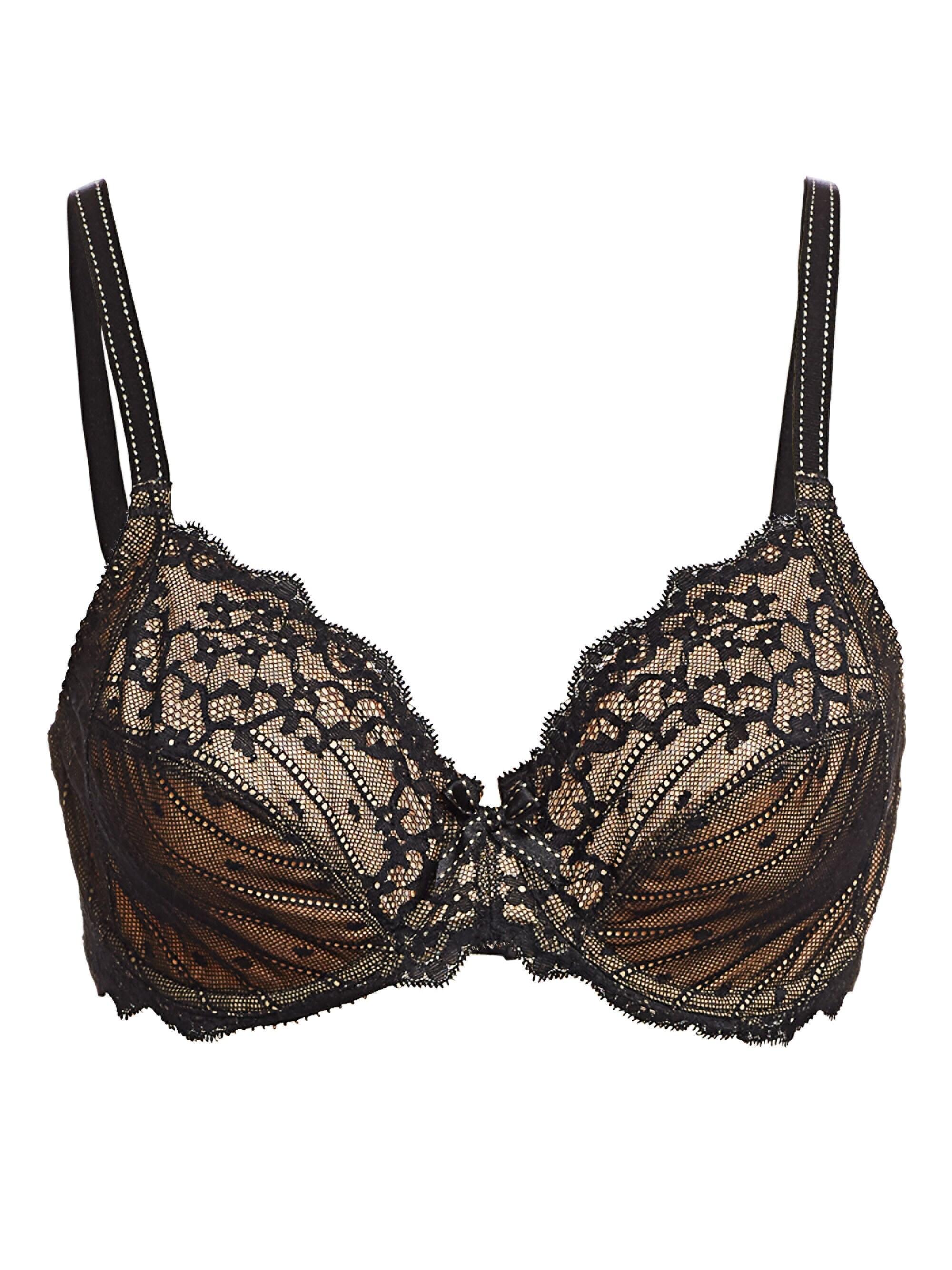 Chantelle Women's Rive Gauche Threepart Cup Bra Black in Black Lyst