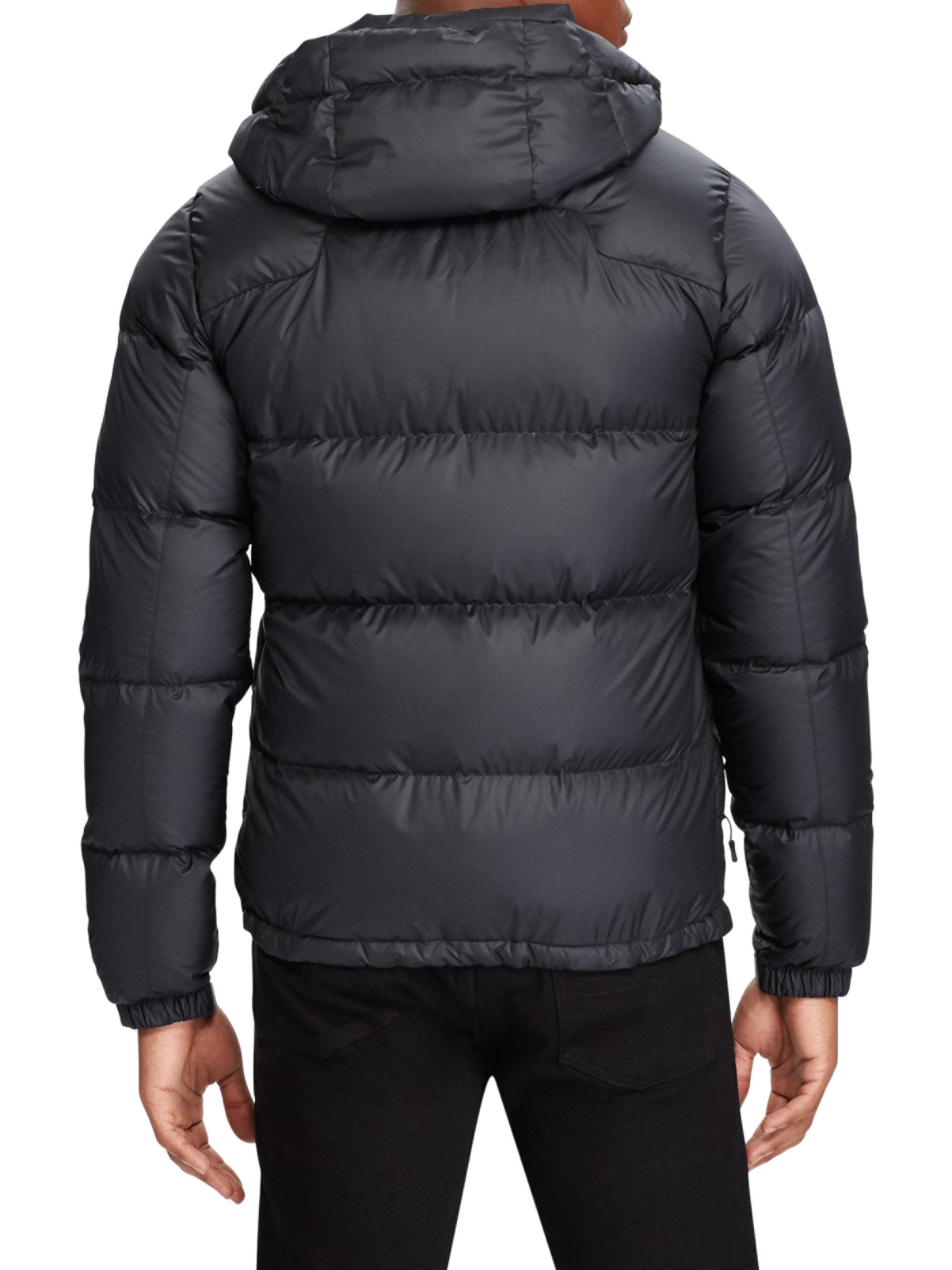 Lyst Polo Ralph Lauren Ripstop Waterrepellent Down Jacket in Black