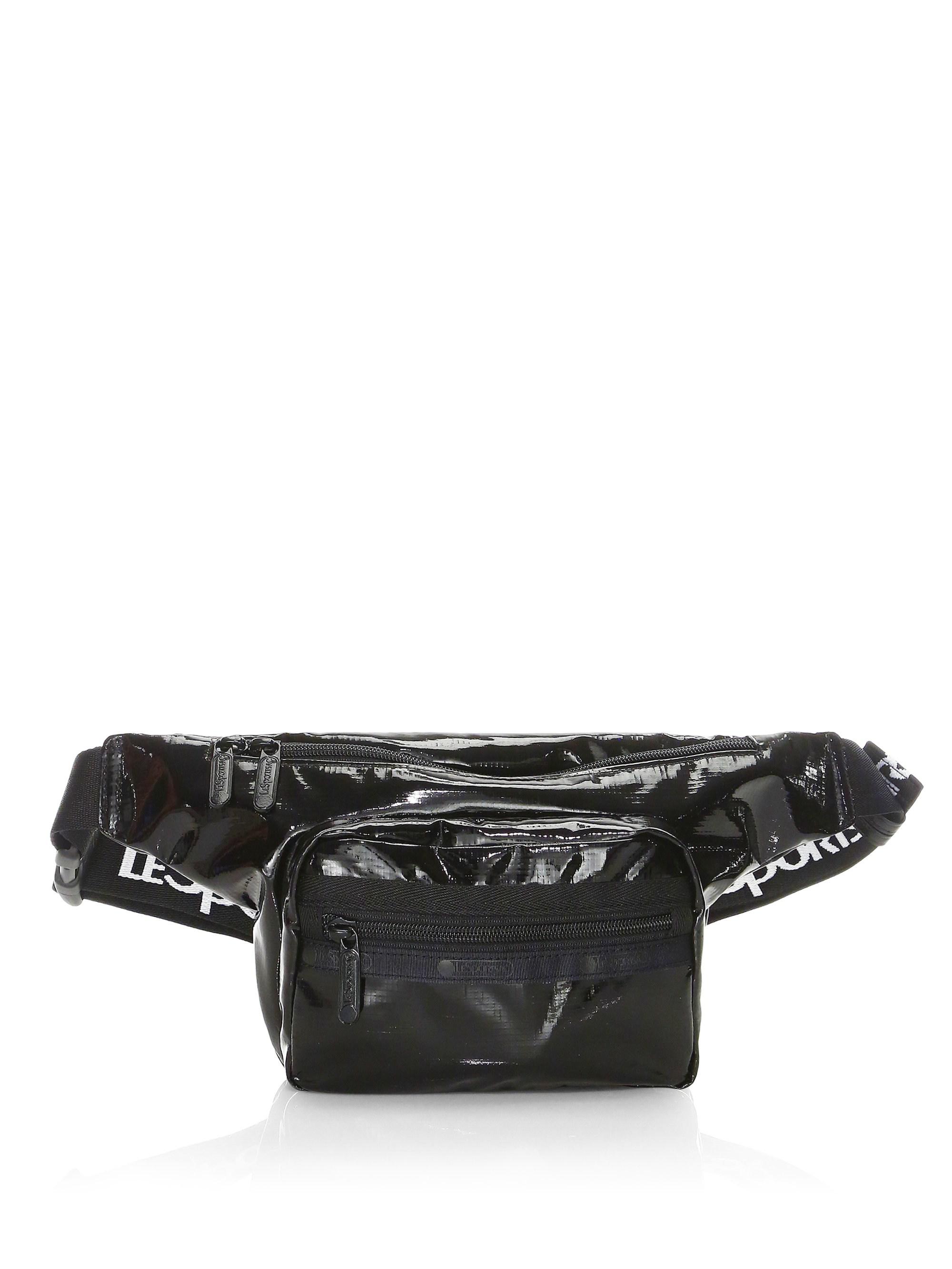 Lyst Lesportsac Montana Shiny Belt Bag In Black Lesportsac Women S Black Montana Shiny Belt Bag