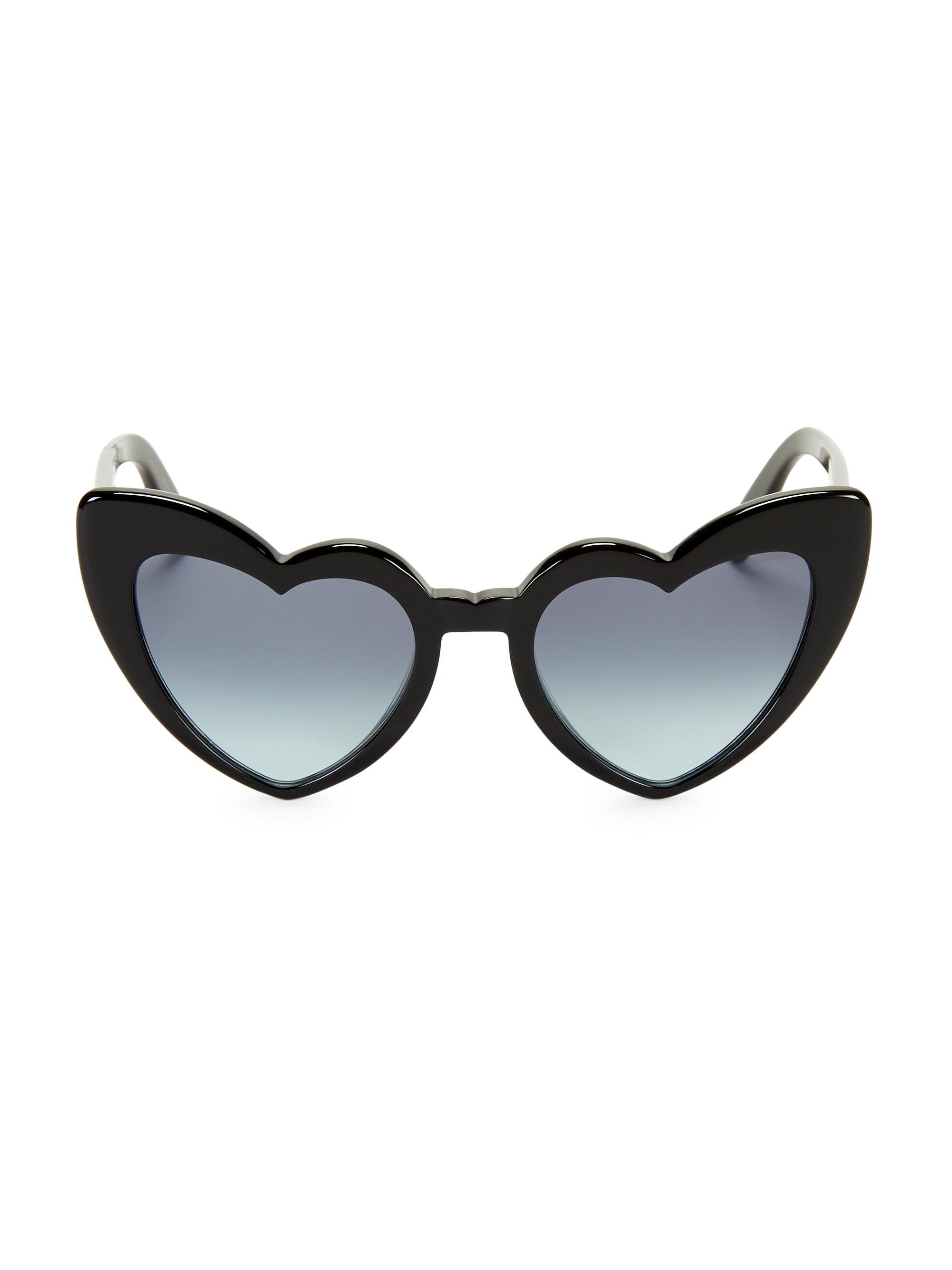 saint laurent loulou sunglasses white