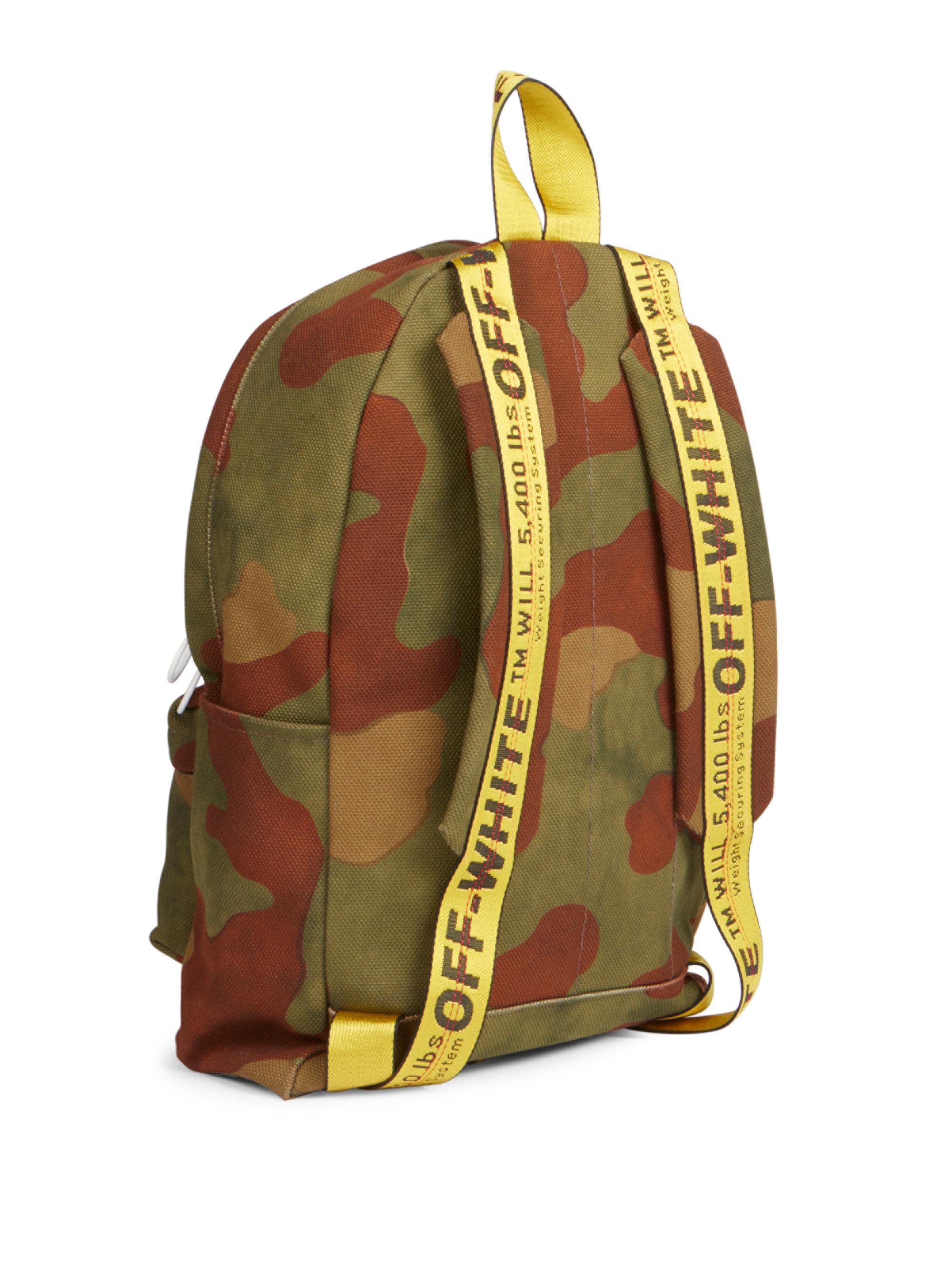 Lyst - Off-White C/O Virgil Abloh Diagonal Camouflage Backpack for Men