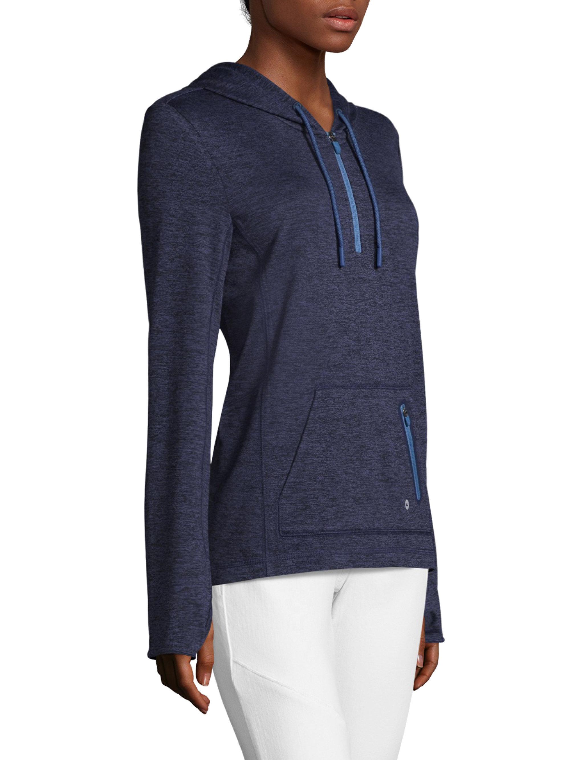 Lyst - Vineyard Vines Performance Quarter-zip Hoodie in Blue