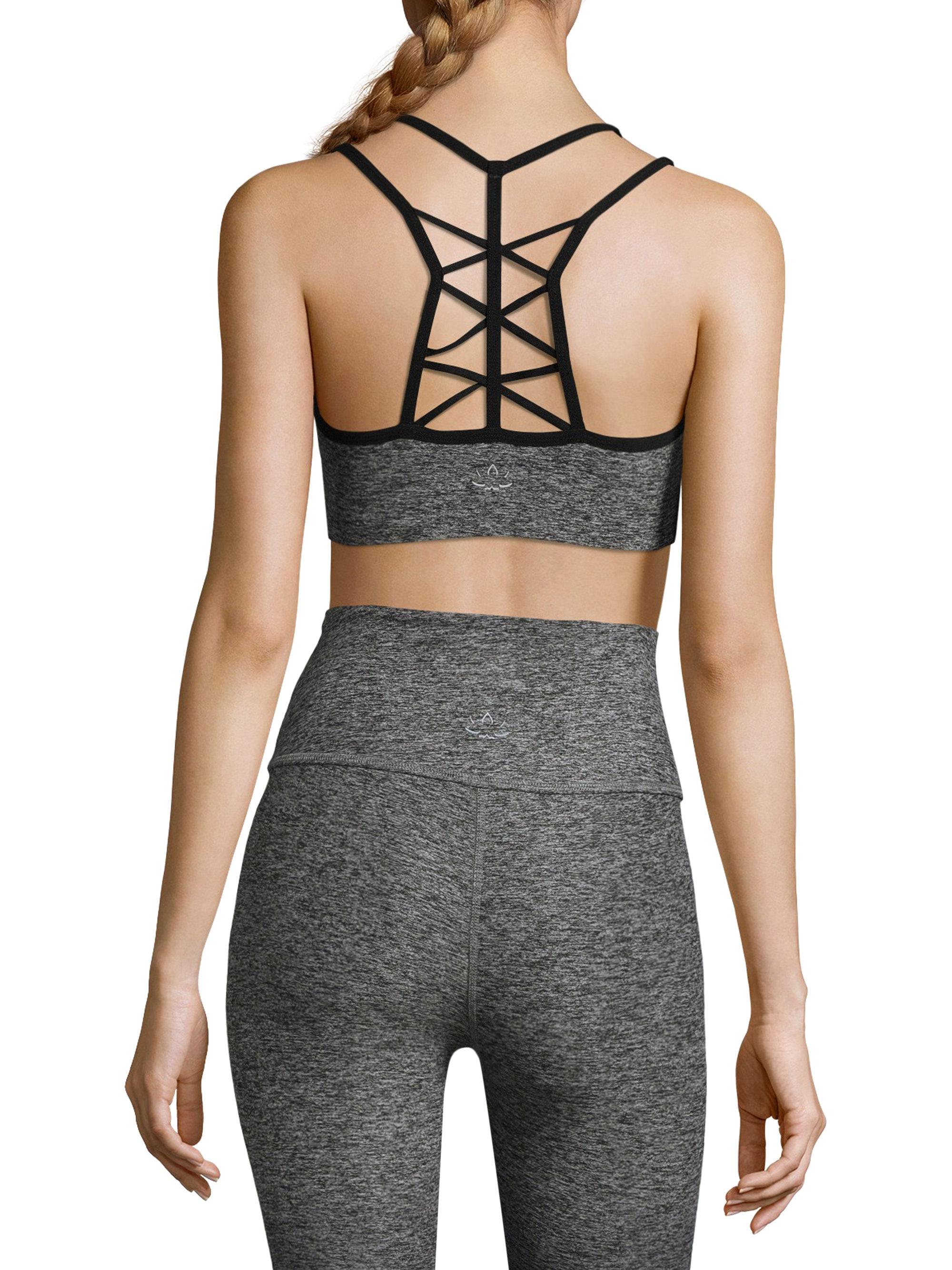 Lyst Beyond Yoga Strappy Hour Bra in Gray