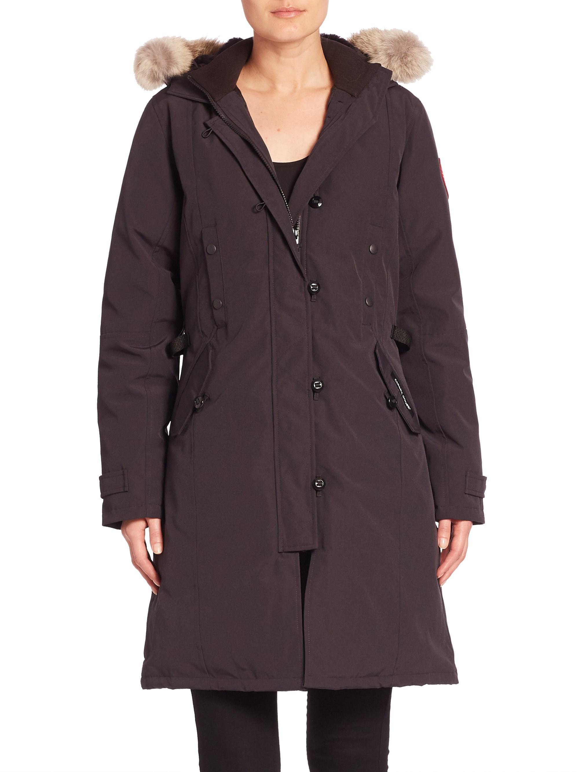 canada goose kensington parka in navy canada goose kensington parka in navy