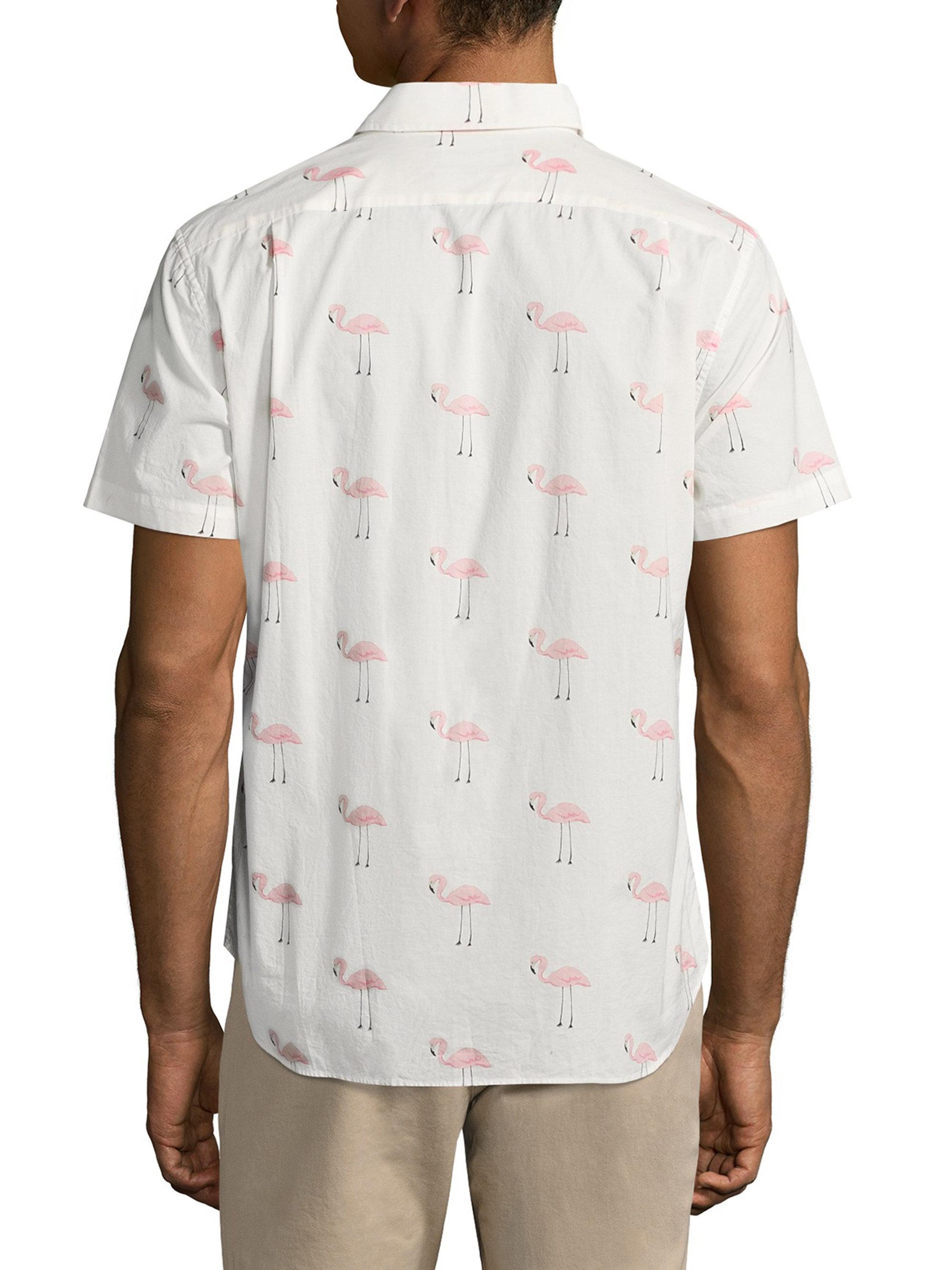 Lyst Bonobos Slim Fit Flamingo Print Short Sleeve Sport Shirt in