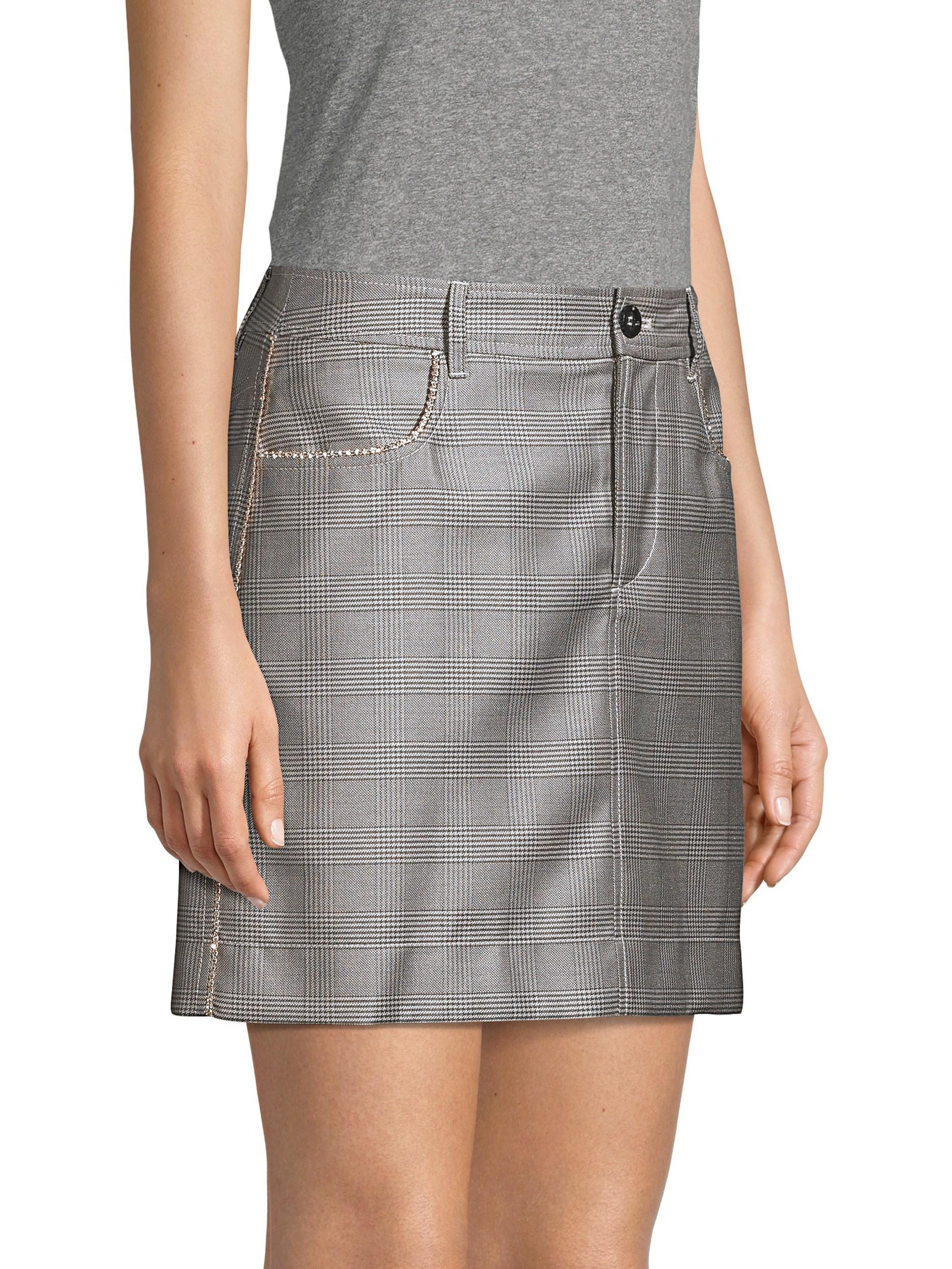 ganni silk skirt
