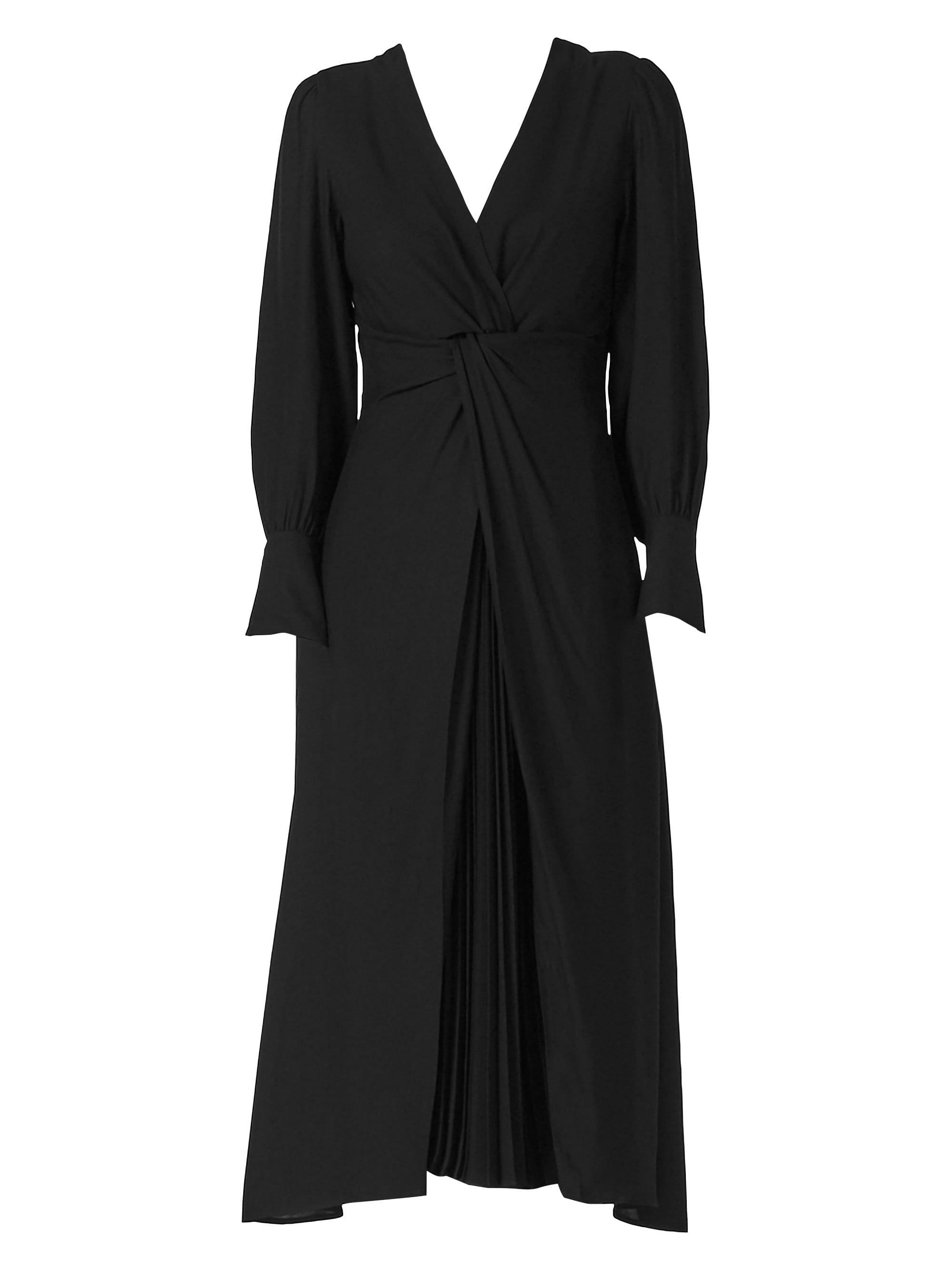 Sandro Minella Twist-knot Dress in Black - Lyst