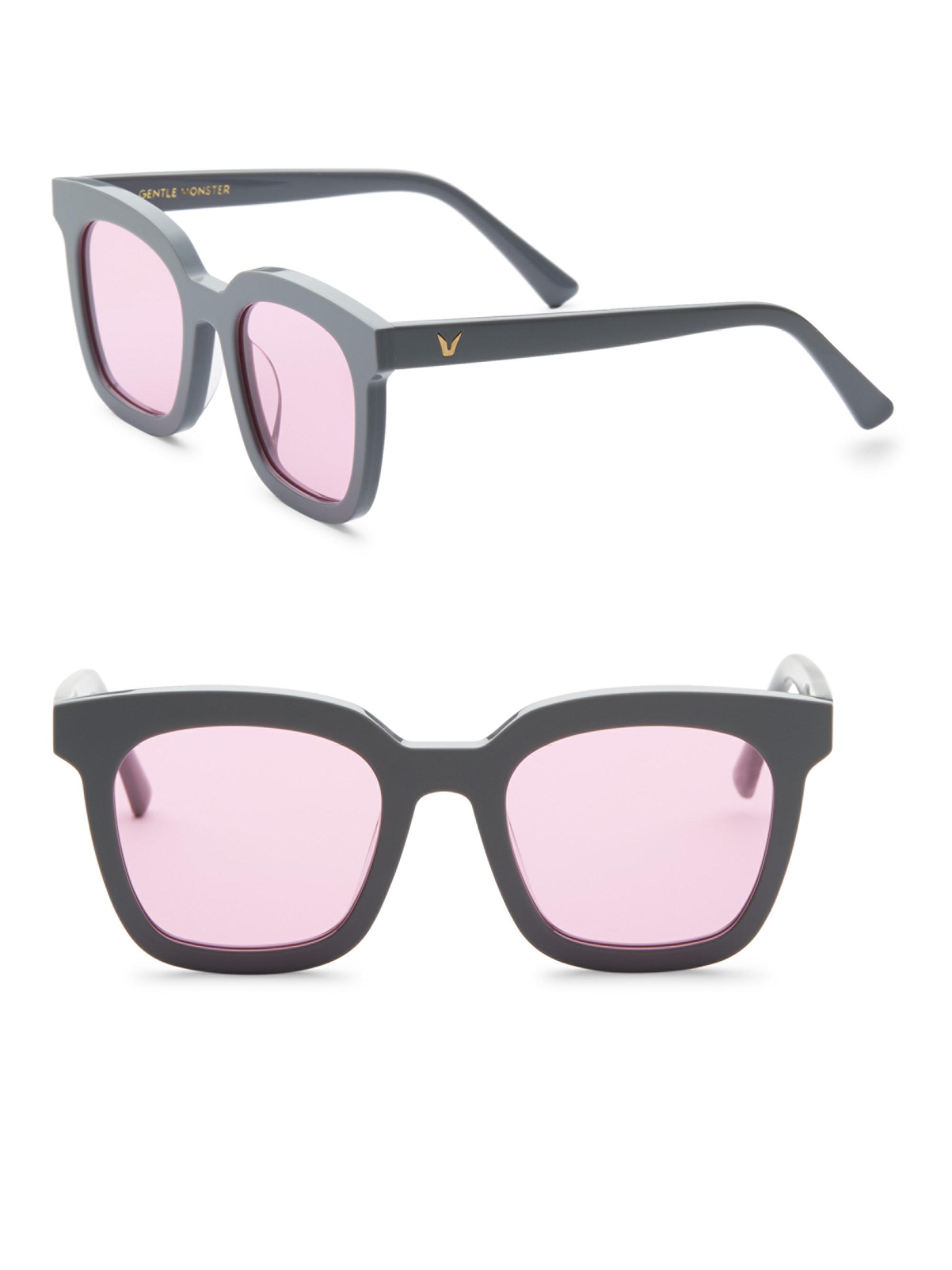 Gentle Monster Finn 50mm Retro Square Sunglasses in Gray Lyst