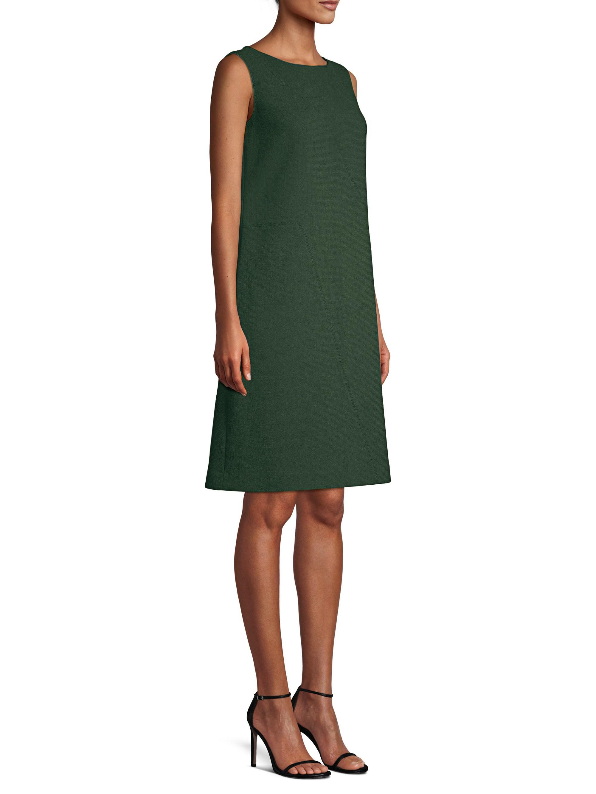 Lyst Lafayette 148 New York Laflora Sleeveless Wool Aline Dress in Green