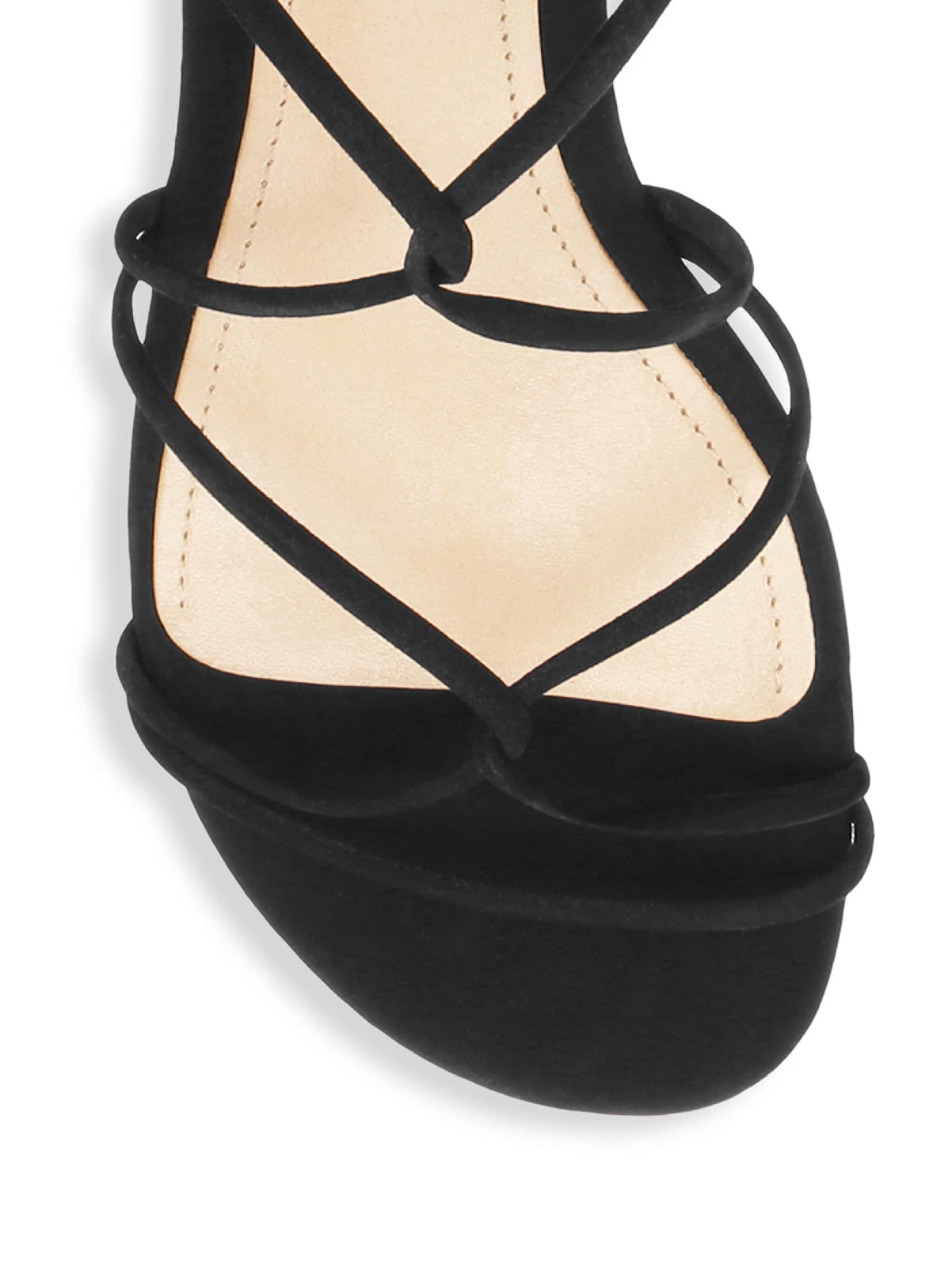 schutz black flat sandals