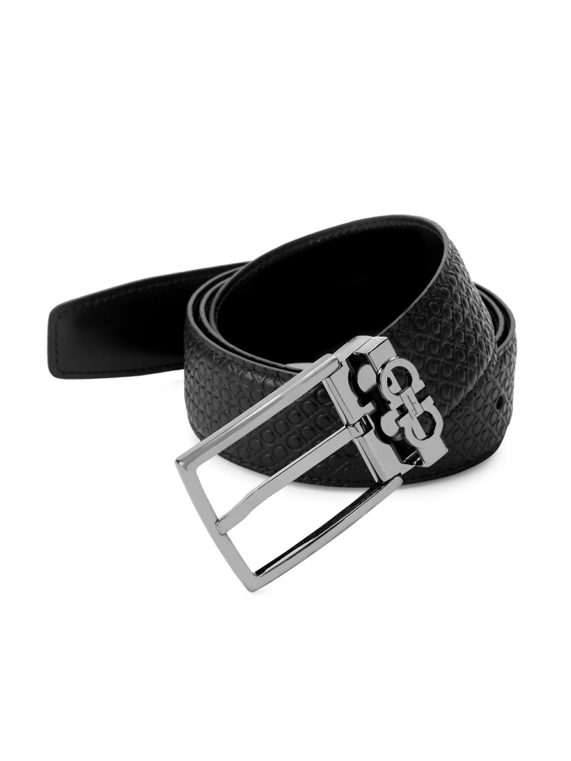 ferragamo embossed belt