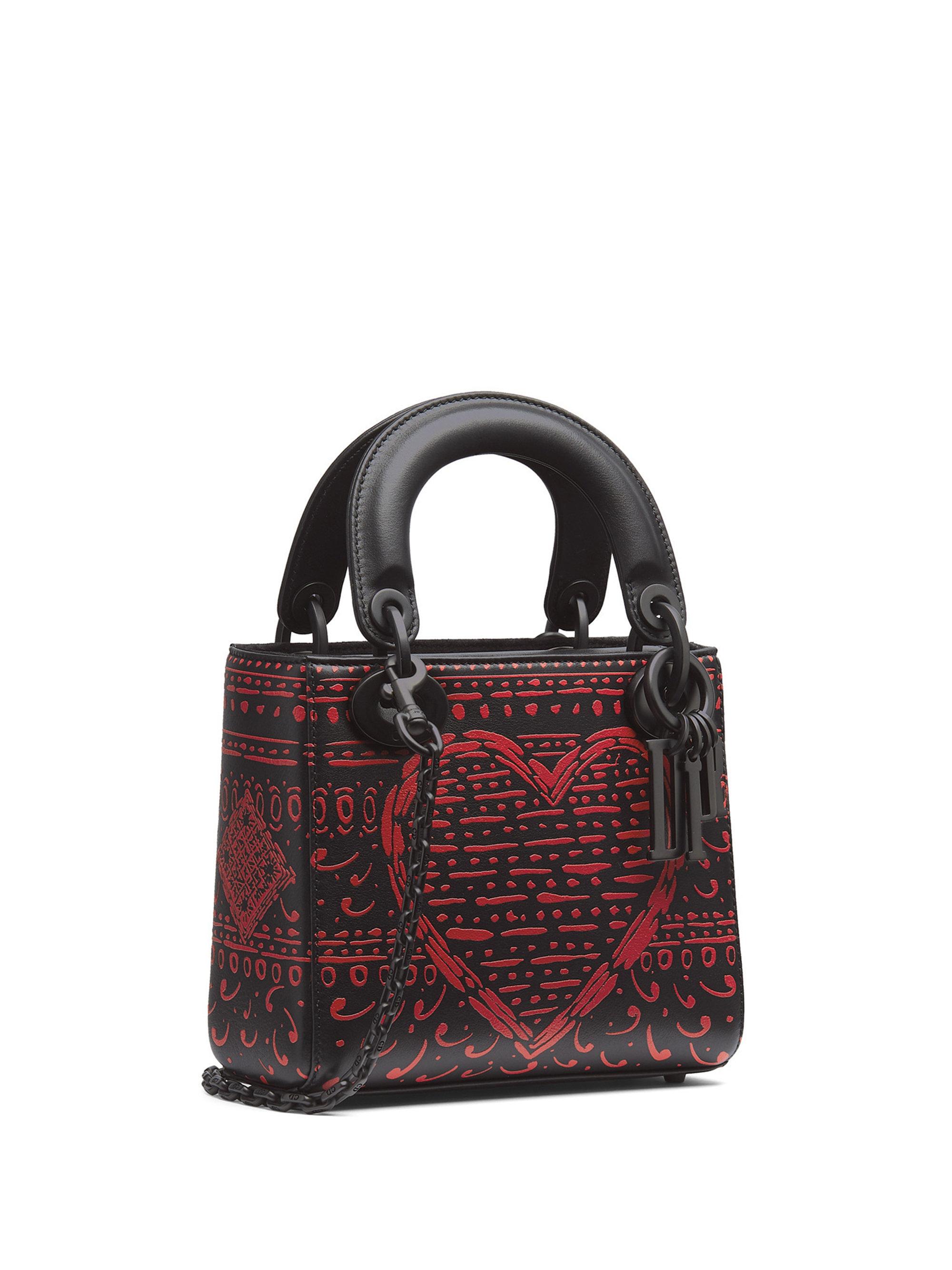 Lyst Dior Micro Soft Leather Lady Bag In Black Gallery