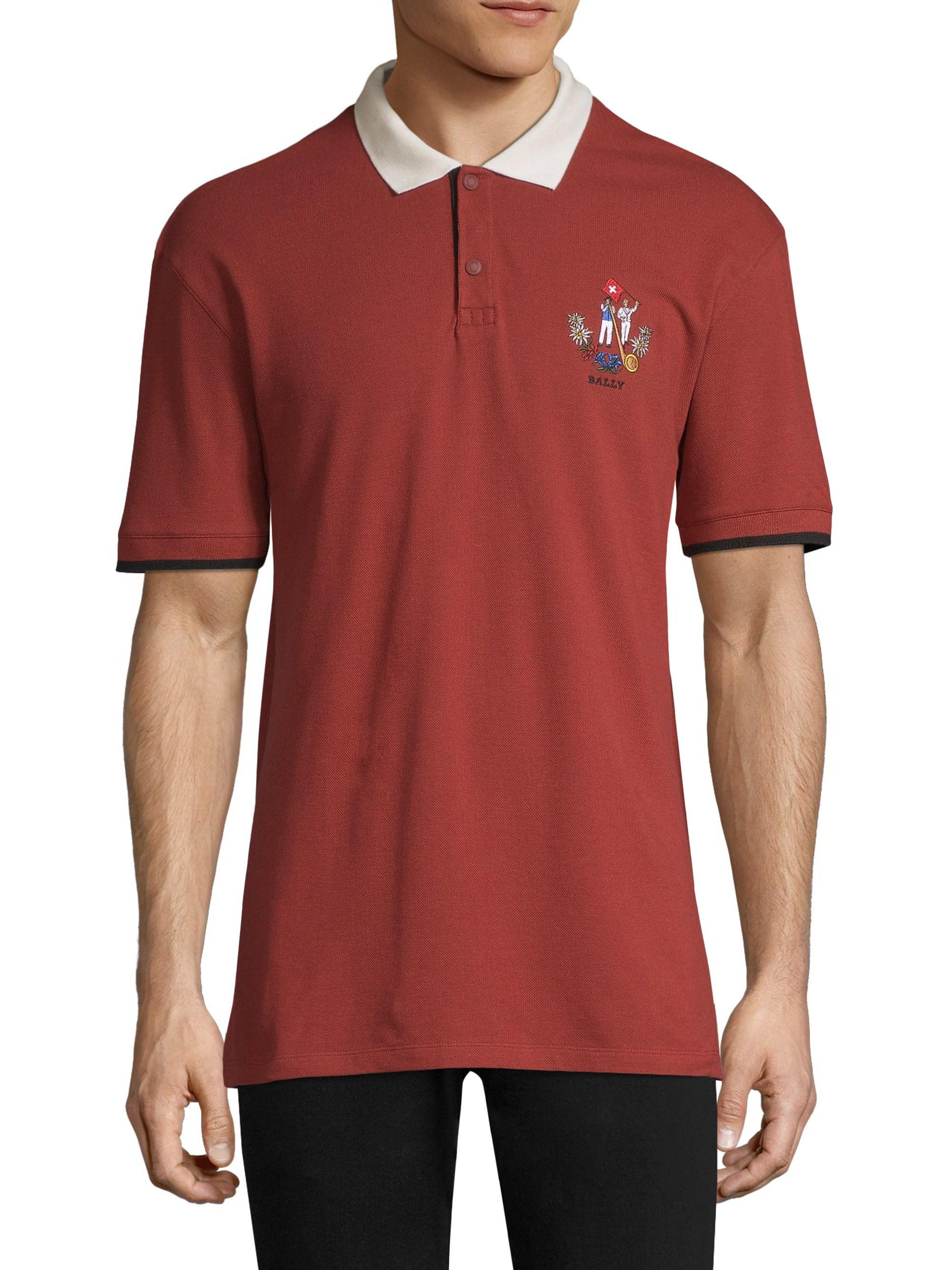 bally golf shirt