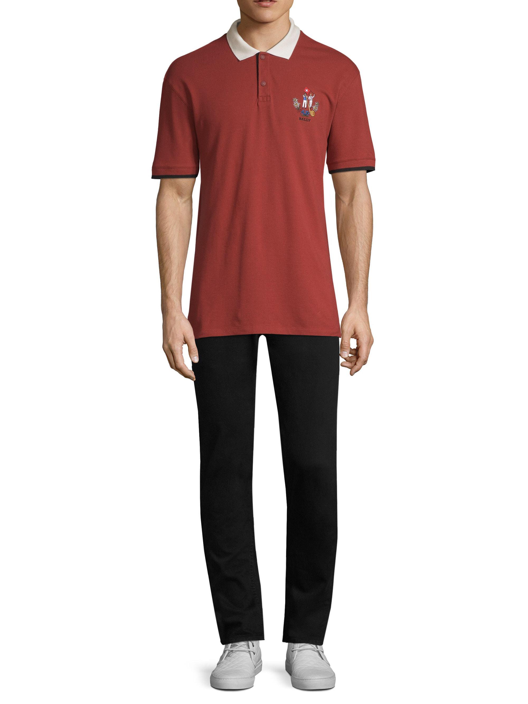 bally golf shirt