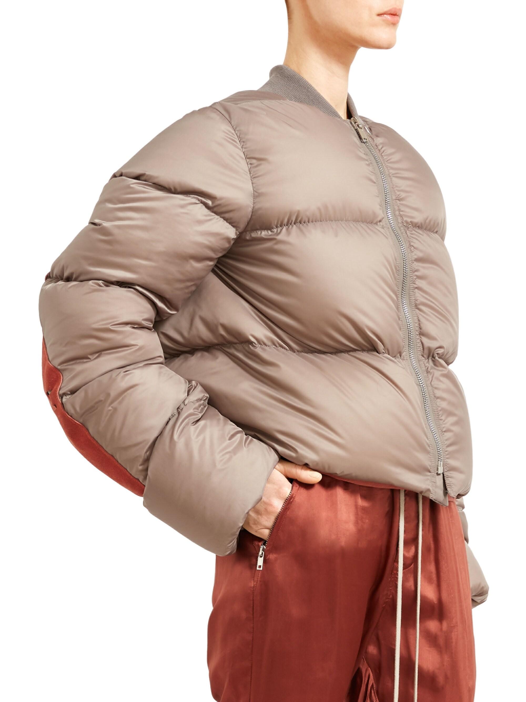 pink duvet jacket