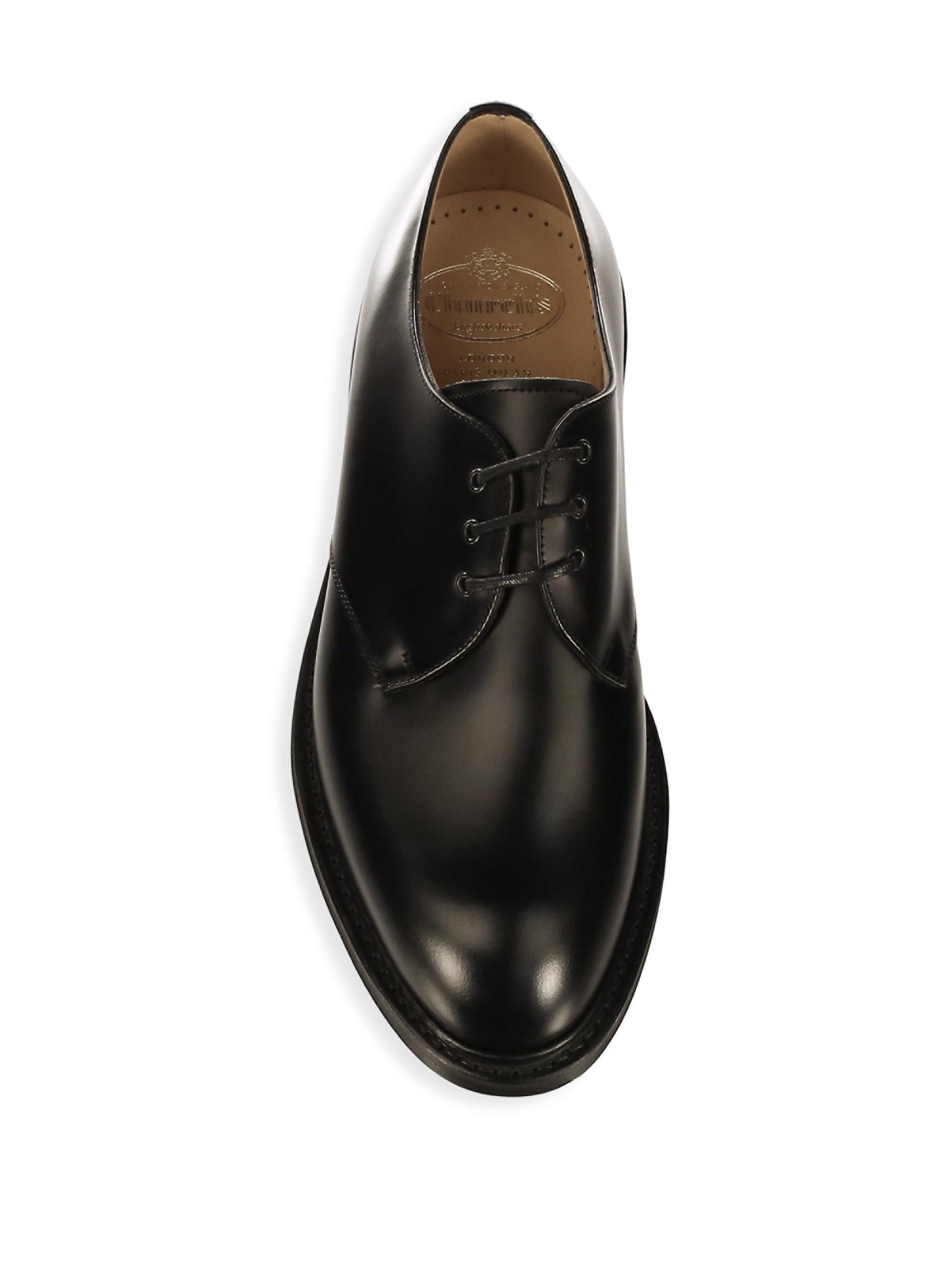 Lyst - Church'S Stance Leather Oxfords in Black for Men