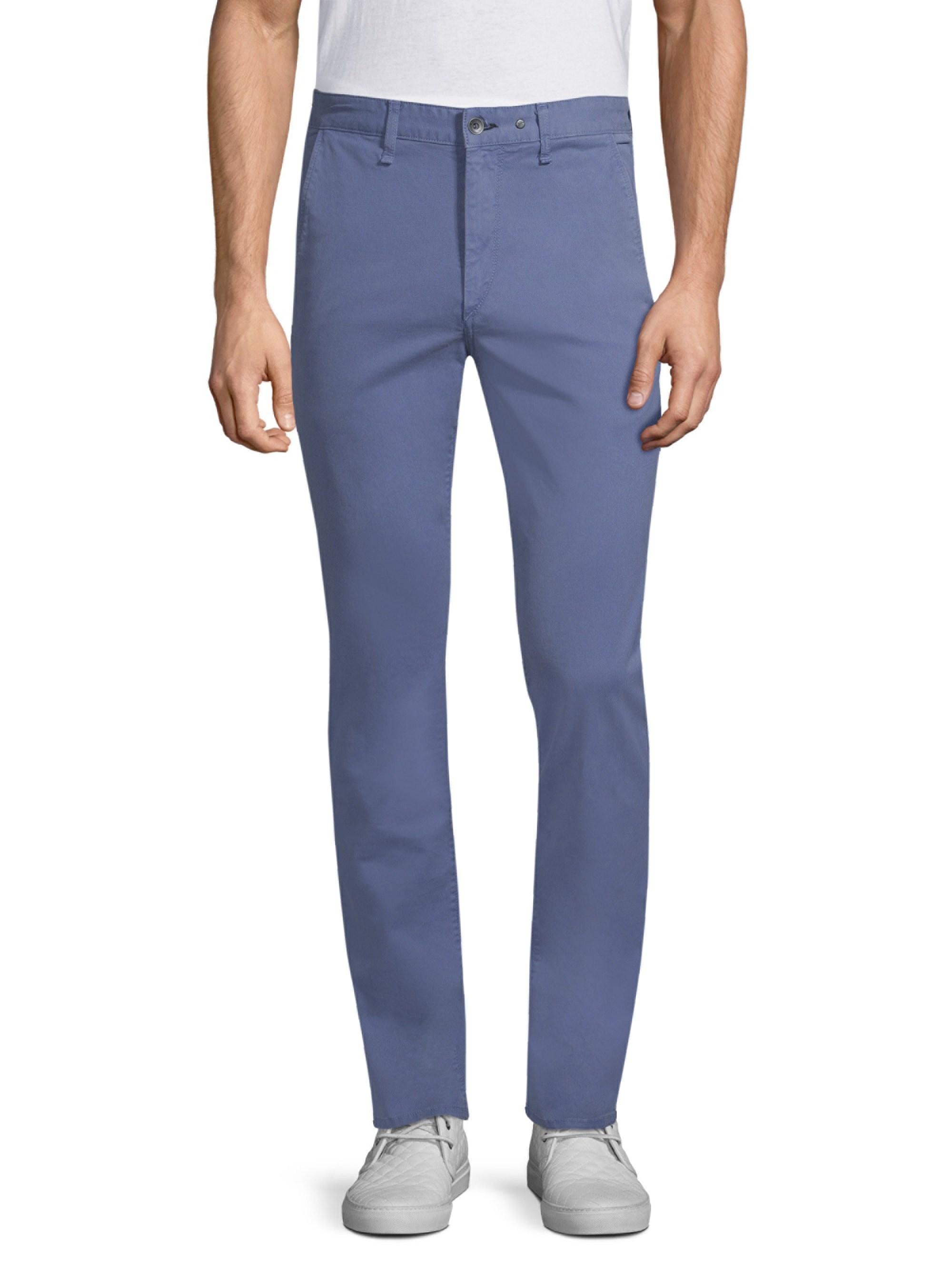 Rag Bone Men S Fit 2 Slim Stretch Chinos Light Postal Blue View Fullscreen