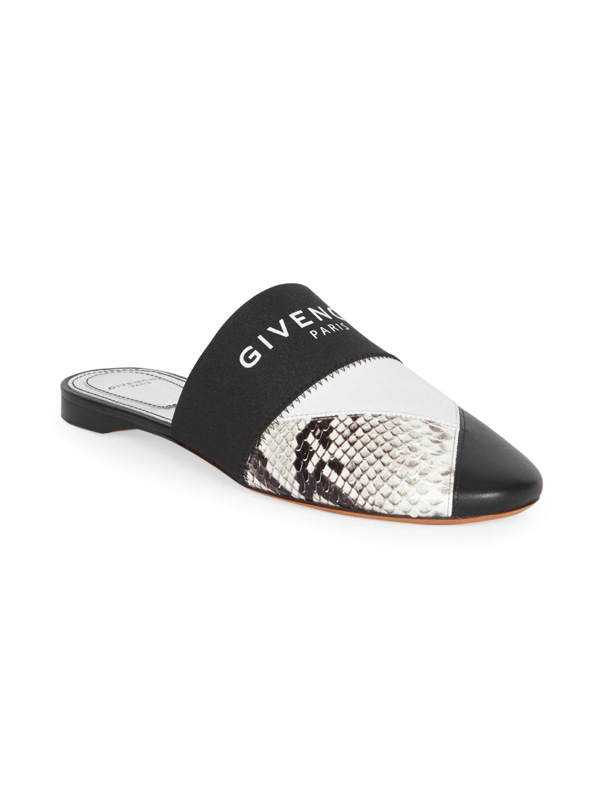 givenchy black bedford mules