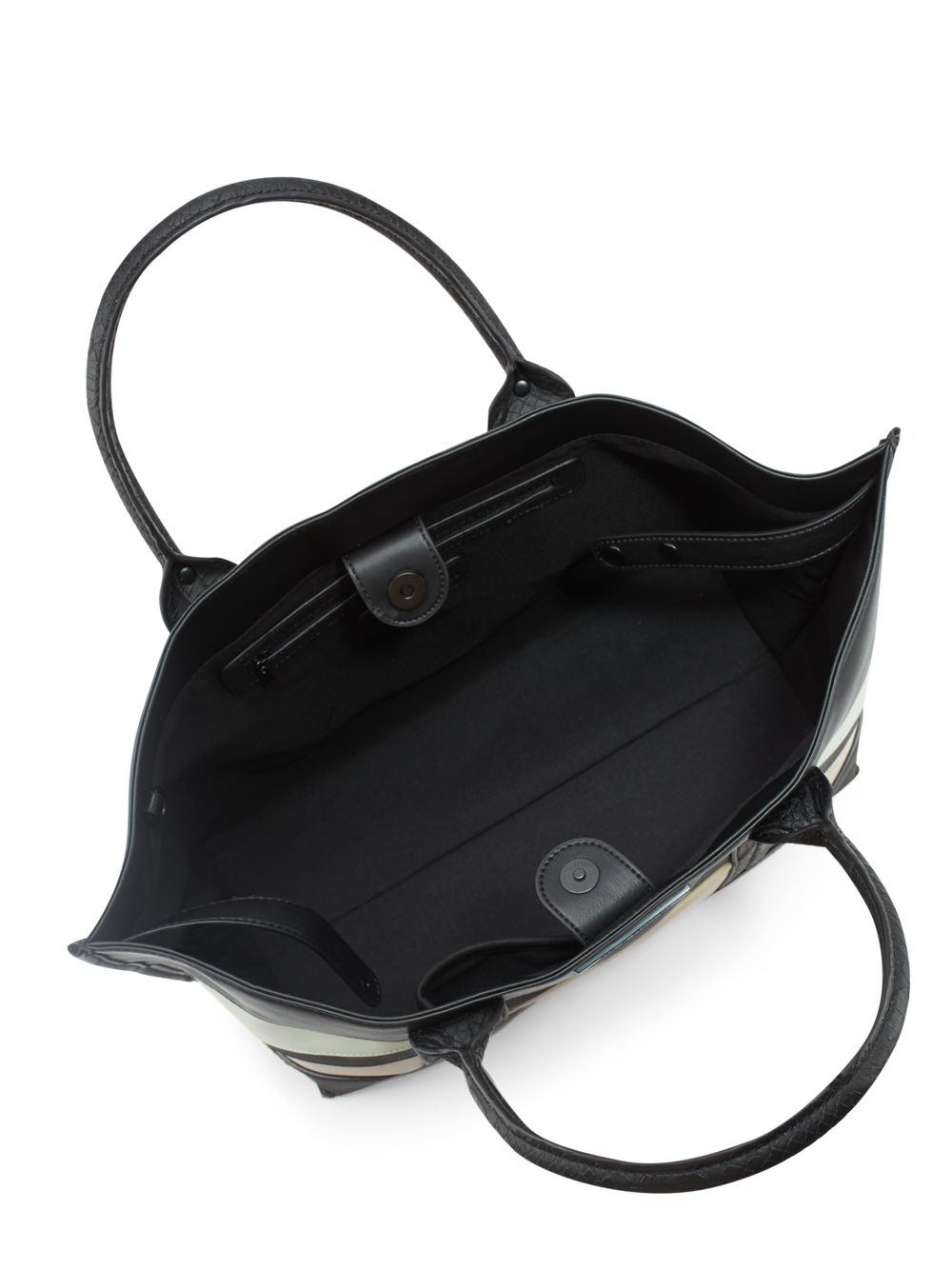 lyst steve madden melody colorblock faux leather tote lyst steve madden melody colorblock faux leather tote