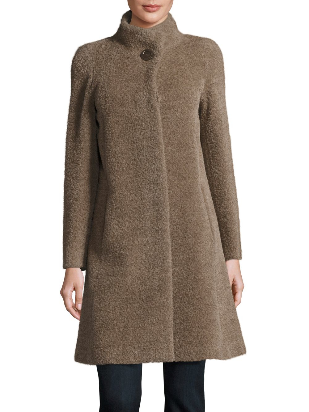 Lyst - Cinzia Rocca Suri Wool & Alpaca Coat