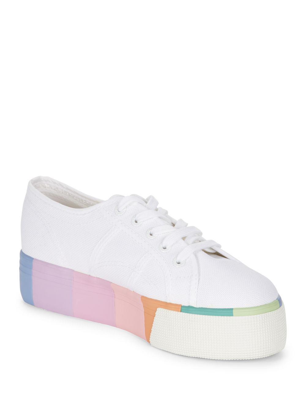 superga striped sneakers