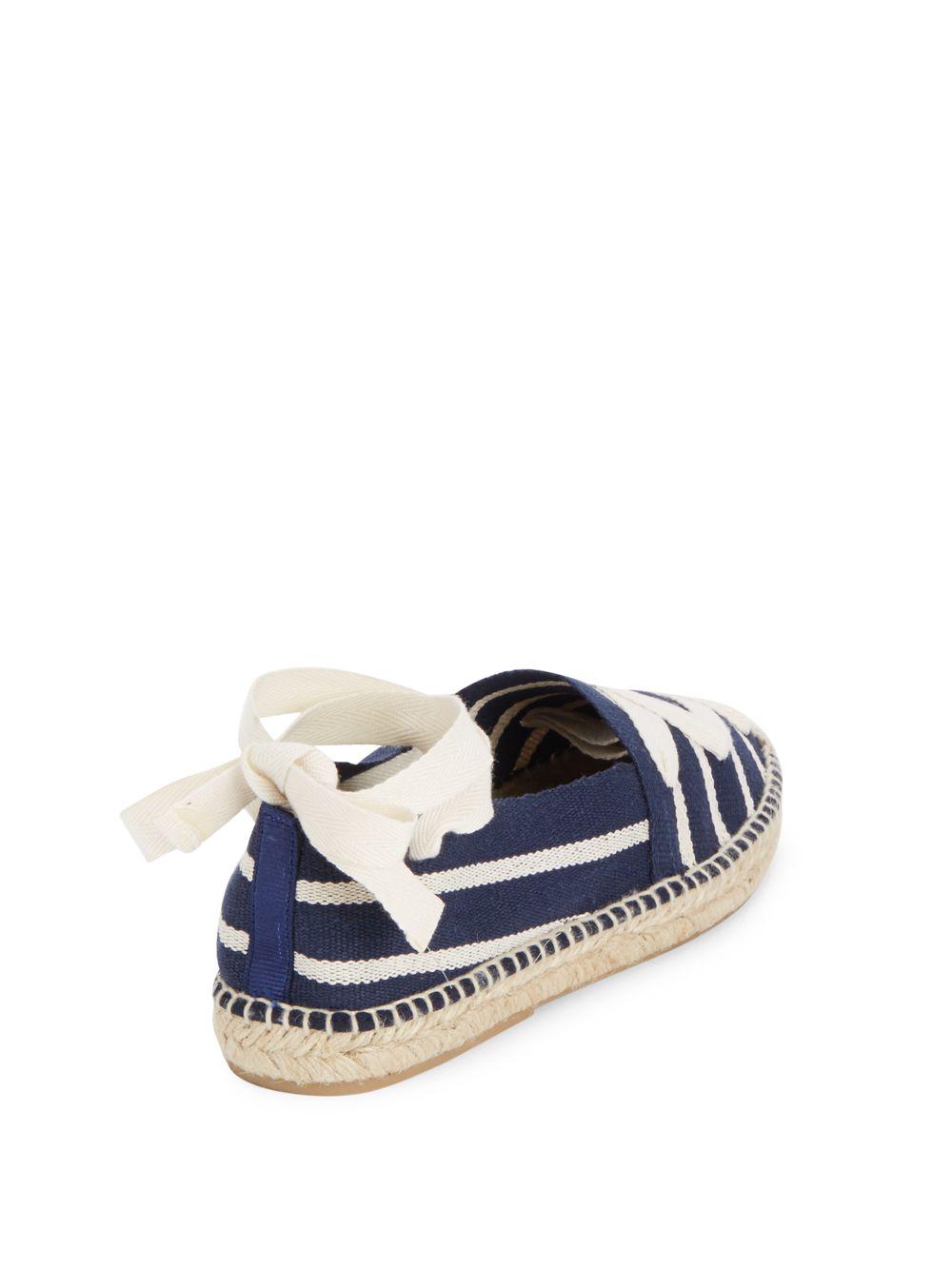 Bettye Muller Session Striped Espadrille Flat in Blue - Lyst