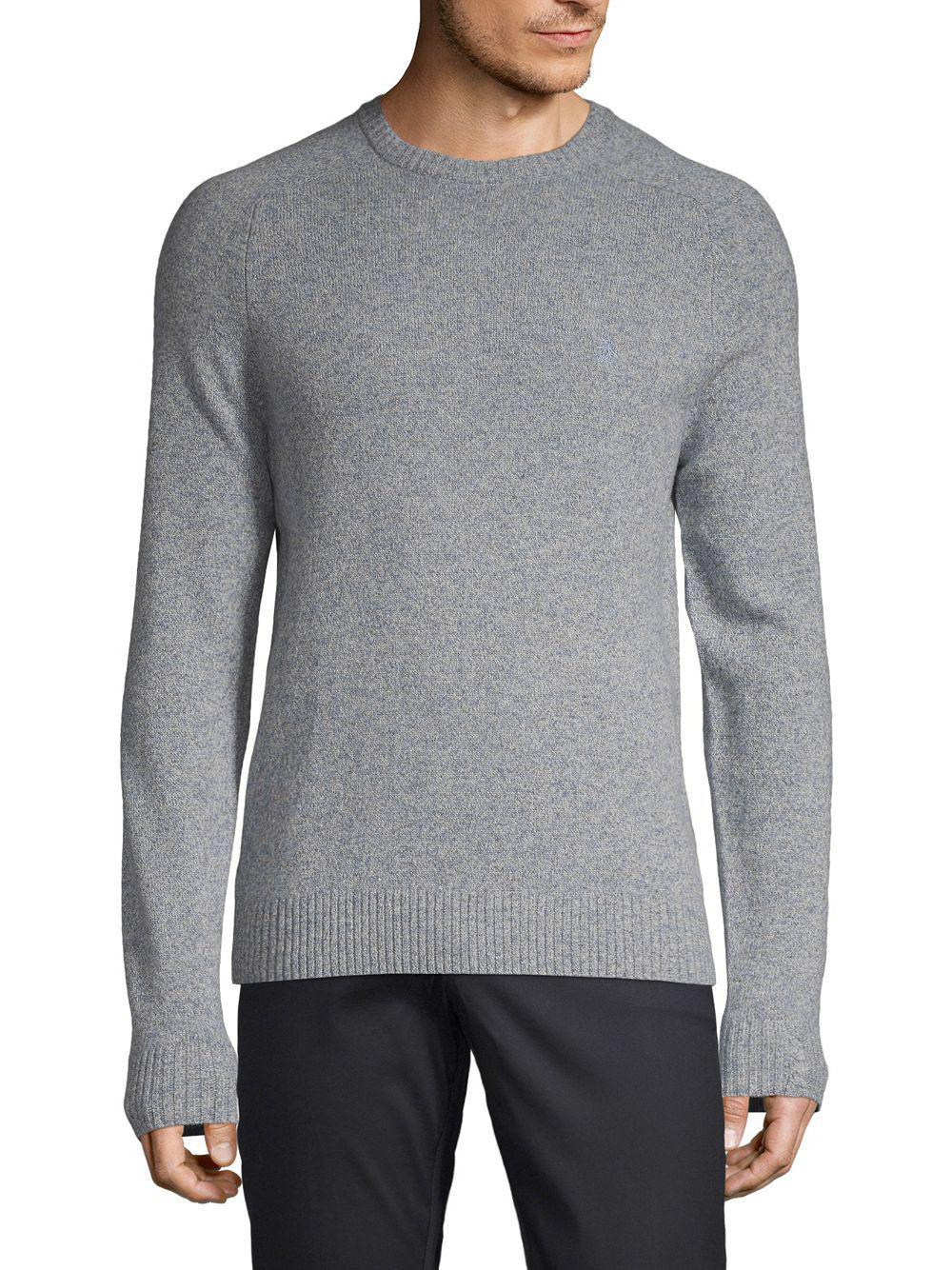 Lyst - Original Penguin Raglan-sleeve Wool Sweater in Gray for Men