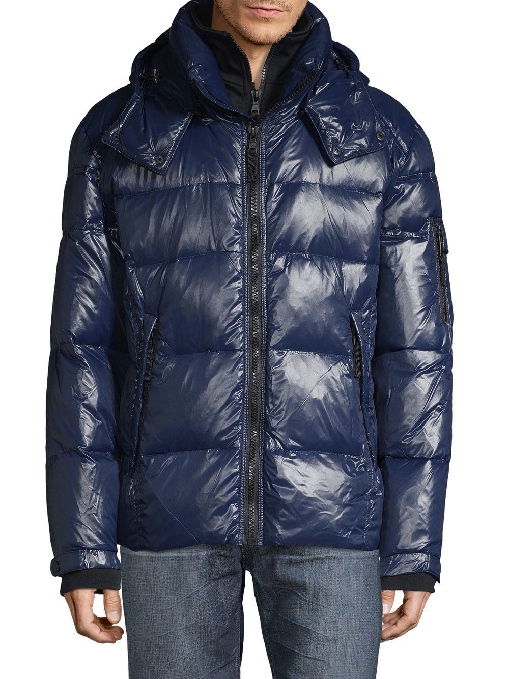 S13/nyc Synthetic Downhill Quilted Down Jacket in Marine (Blue) for Men ...