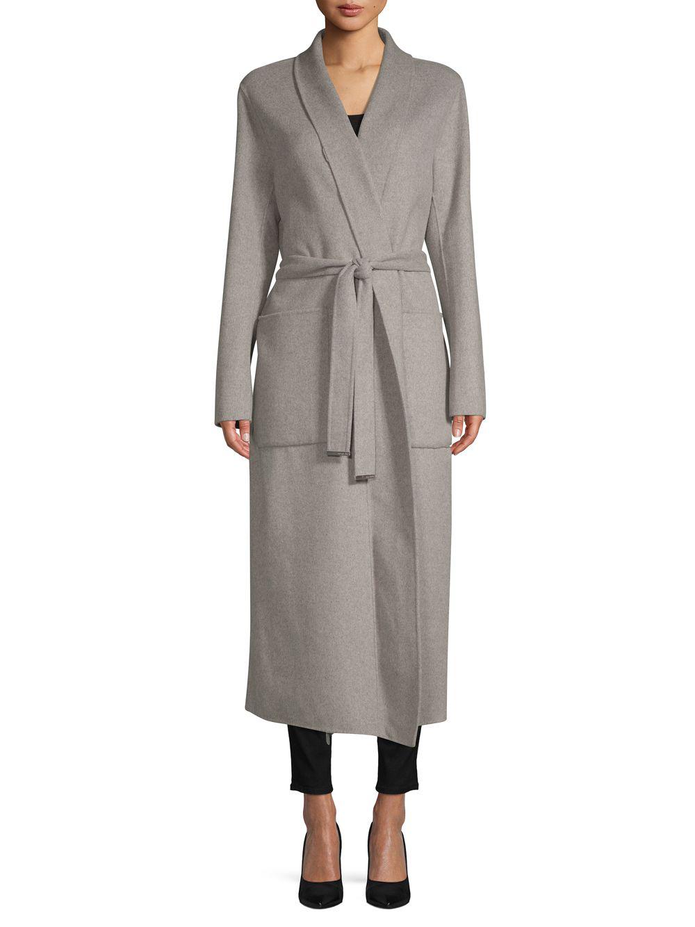 lara maxi wrap coat