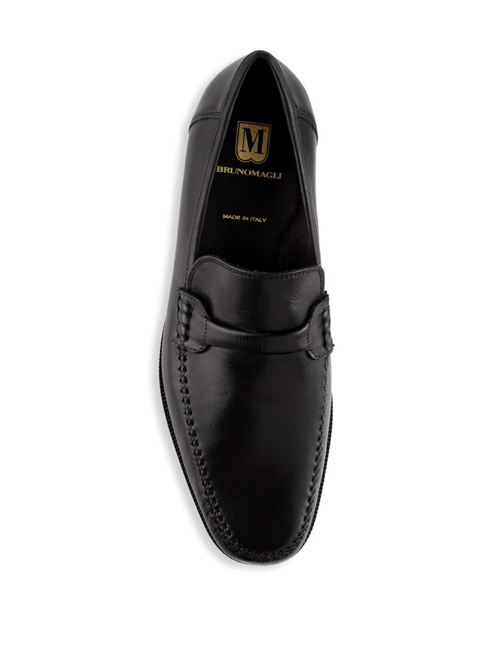 bruno magli jaguar leather bit loafer