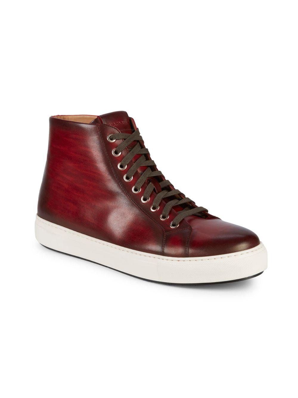 Magnanni Patrick High-Top Leather Sneakers