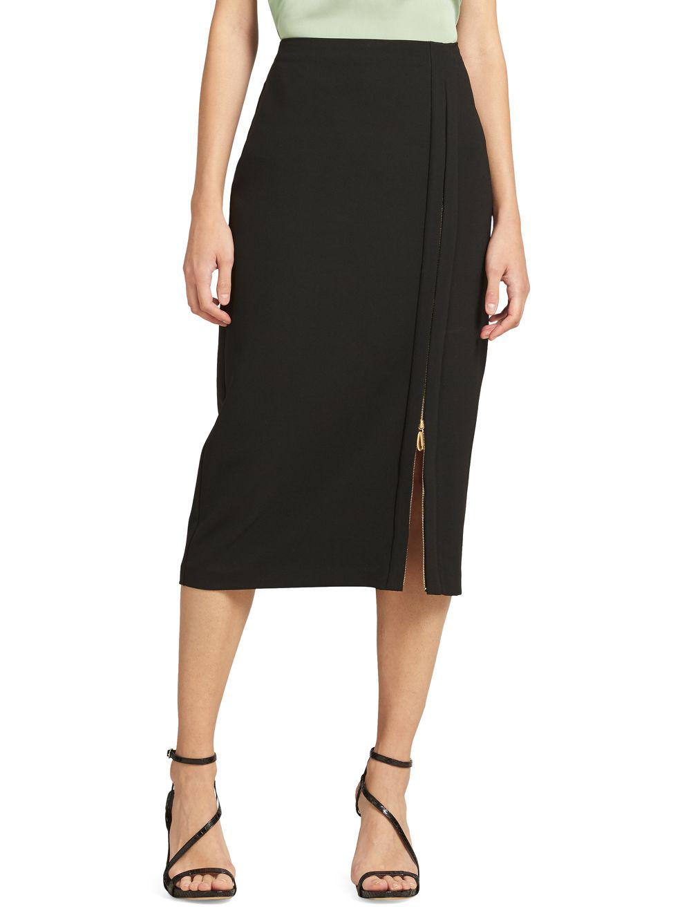 Lyst - Donna Karan High-waist Pencil Skirt in Black