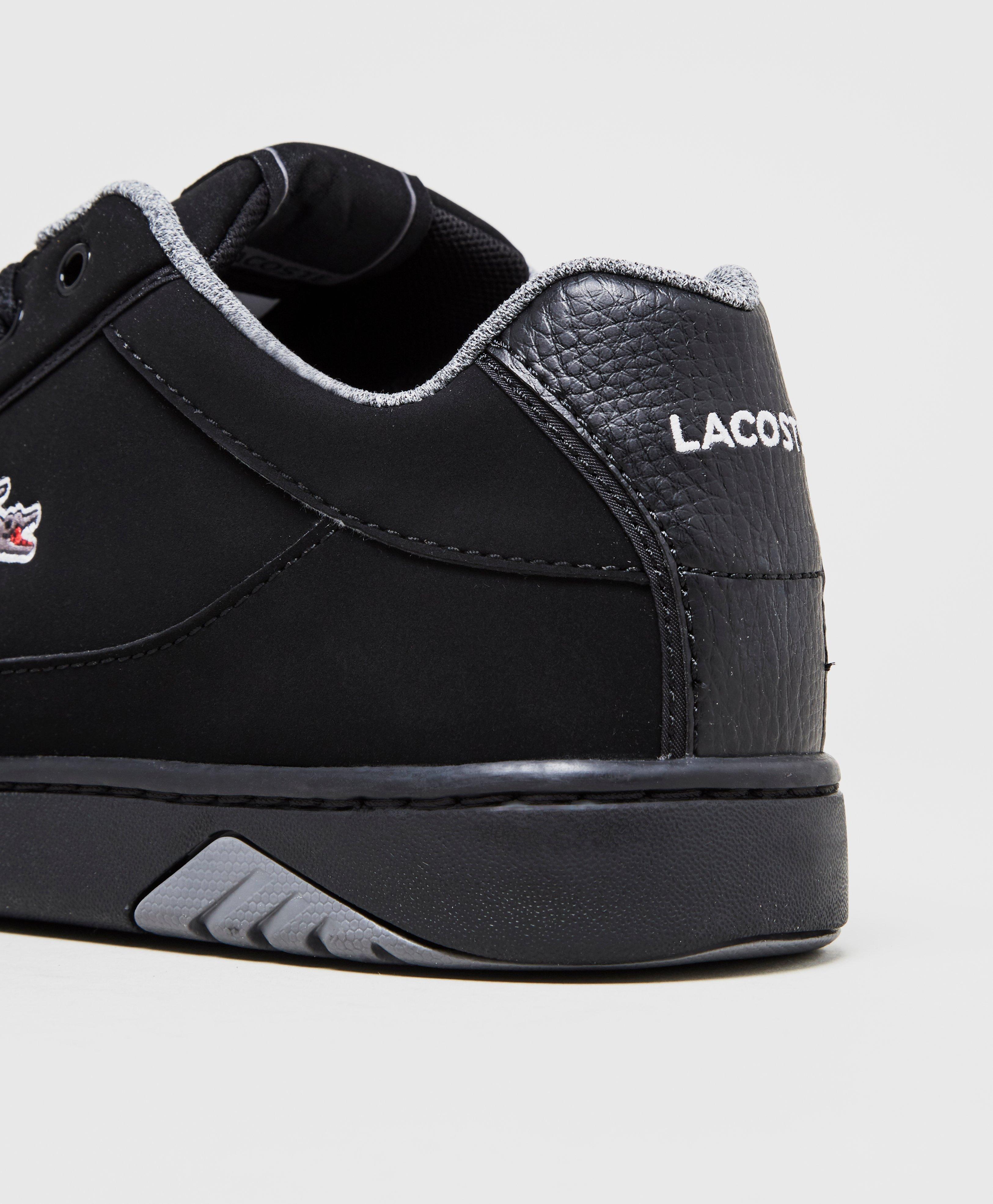 Lacoste Leather Deviation in Black for Men - Lyst