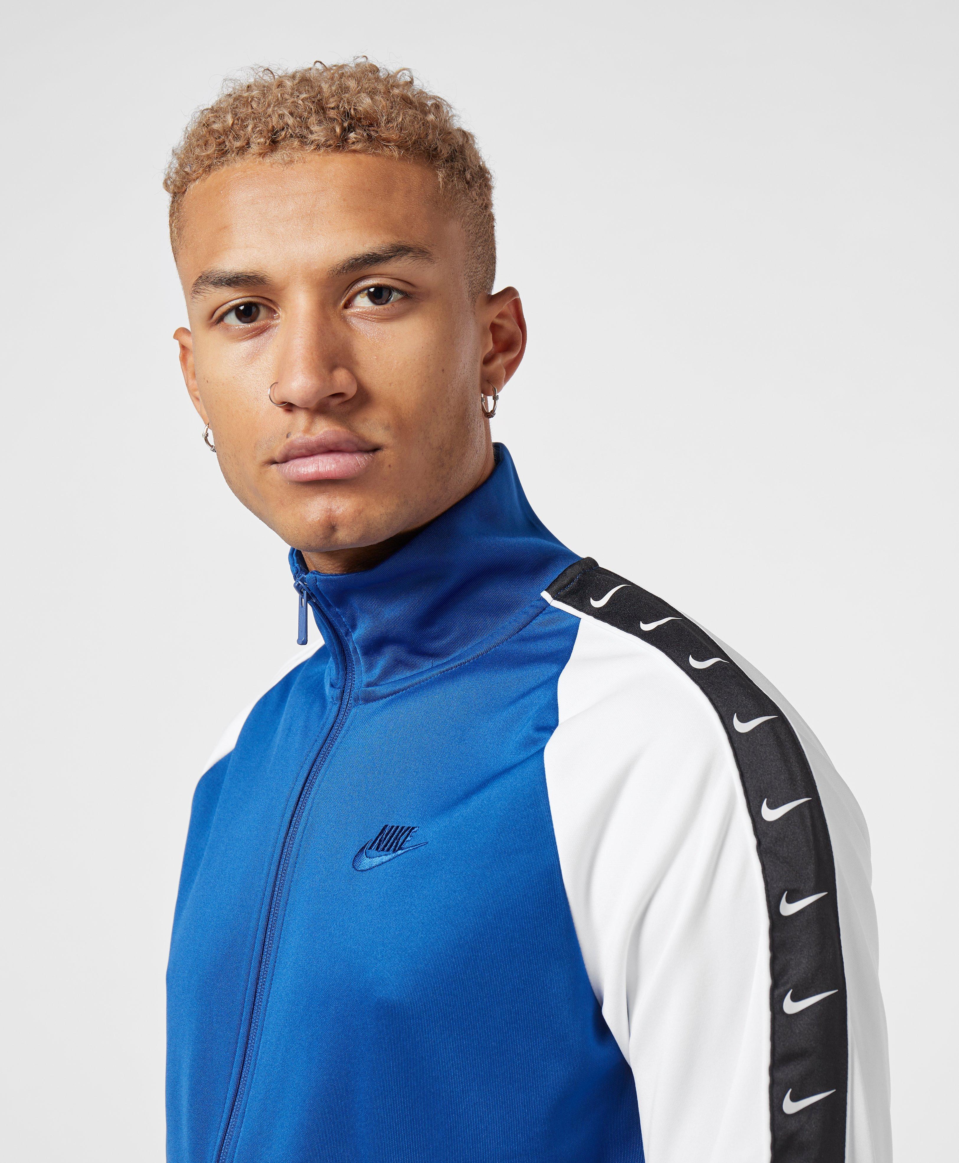 Nike Tape Poly Track Top in Blue for Men - Lyst