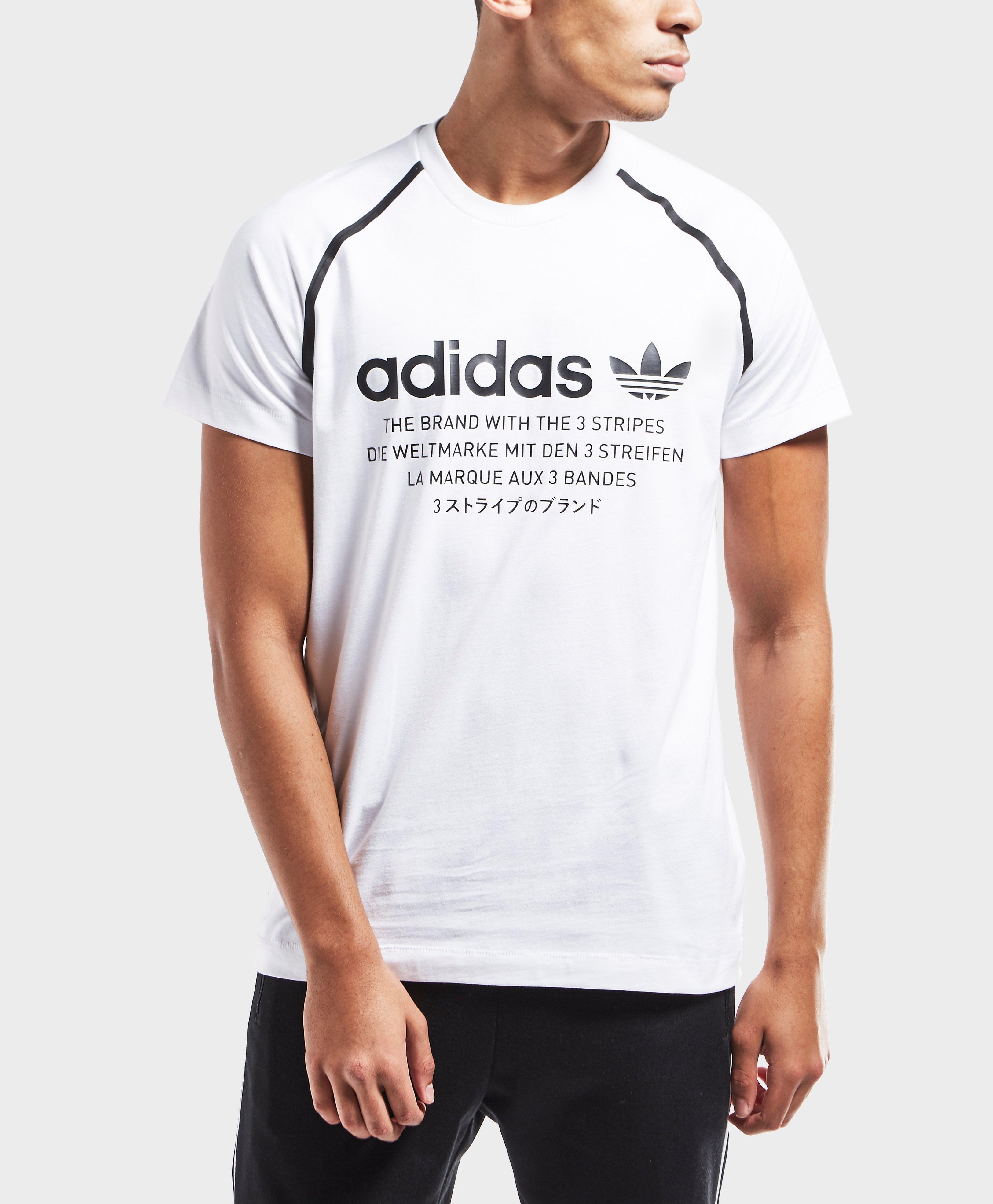adidas originals the brand with 3 stripes t shirt adidas originals the brand with 3 stripes t shirt