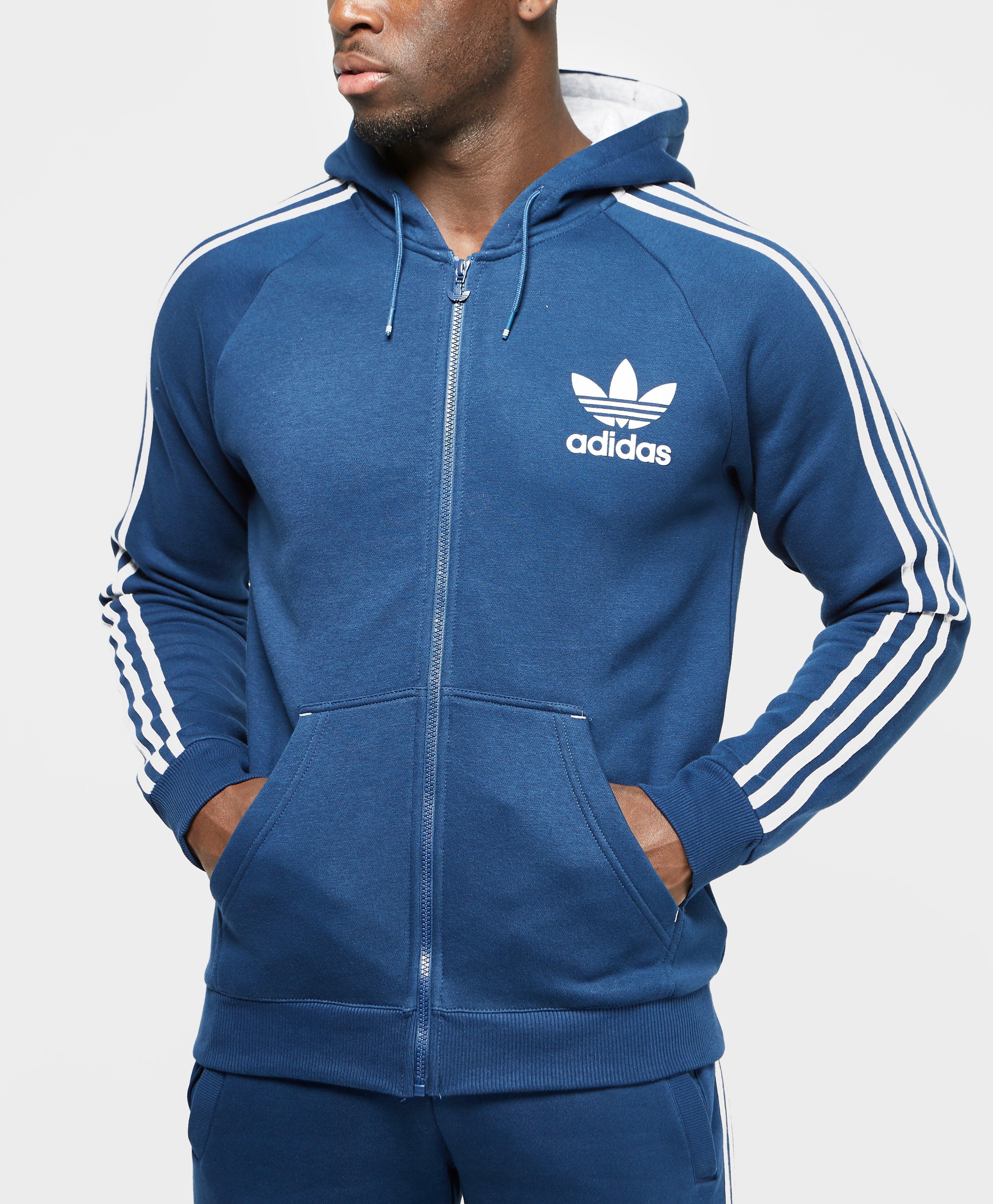 Lyst - Adidas Originals California Full Zip Hoody in Blue for Men