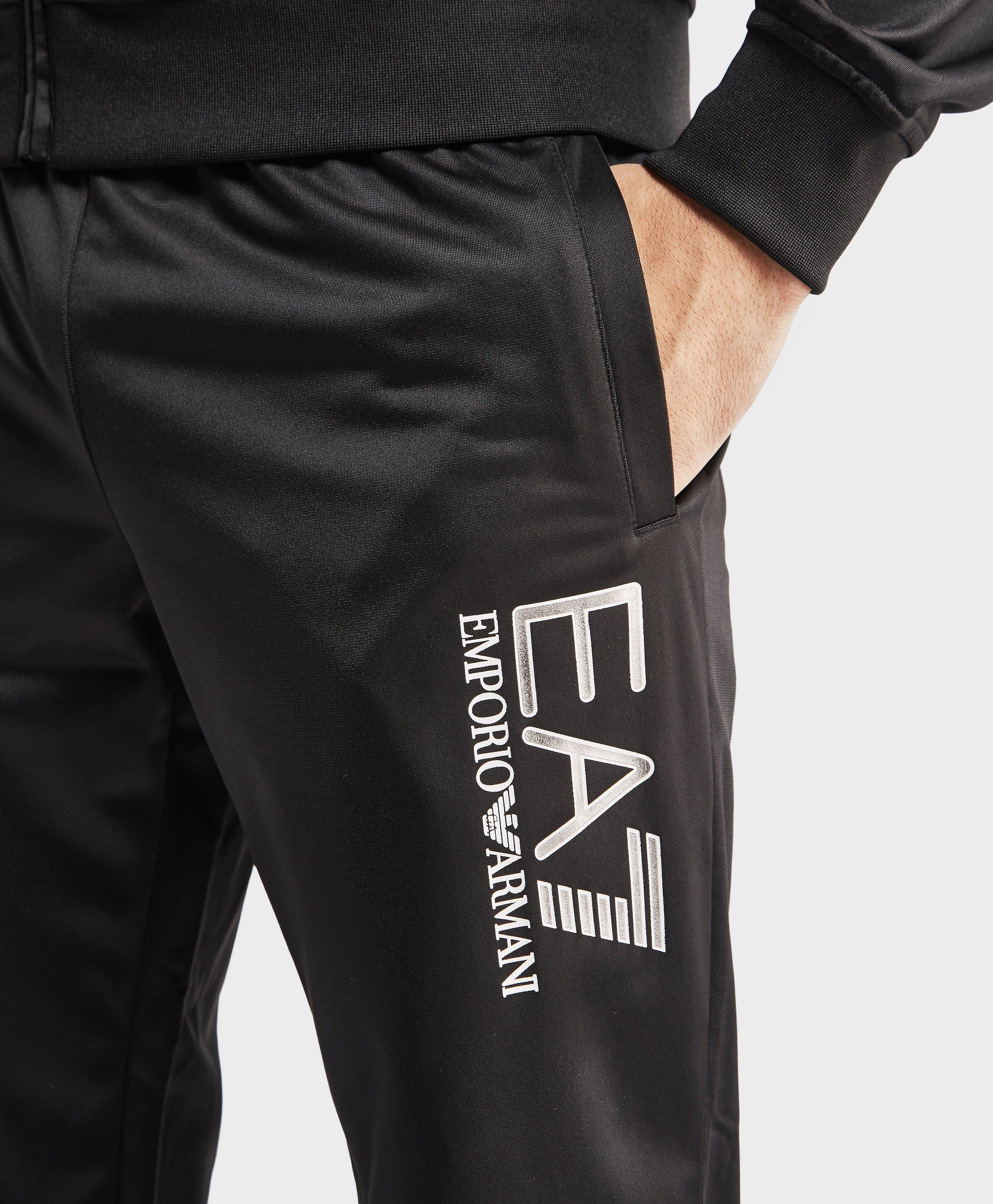 EA7 Tricot Tracksuit In Black For Men - Lyst