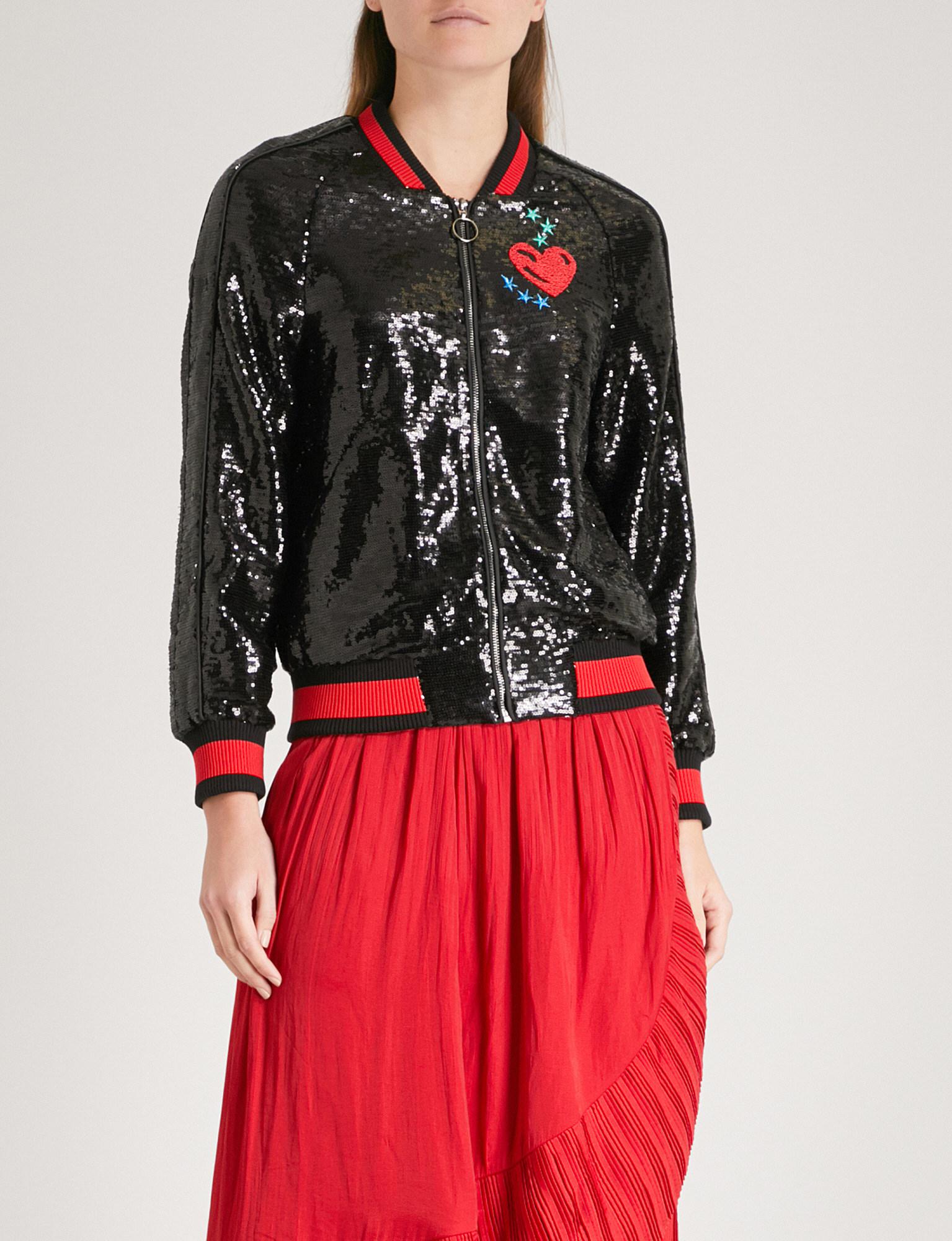 maje sequin jacket