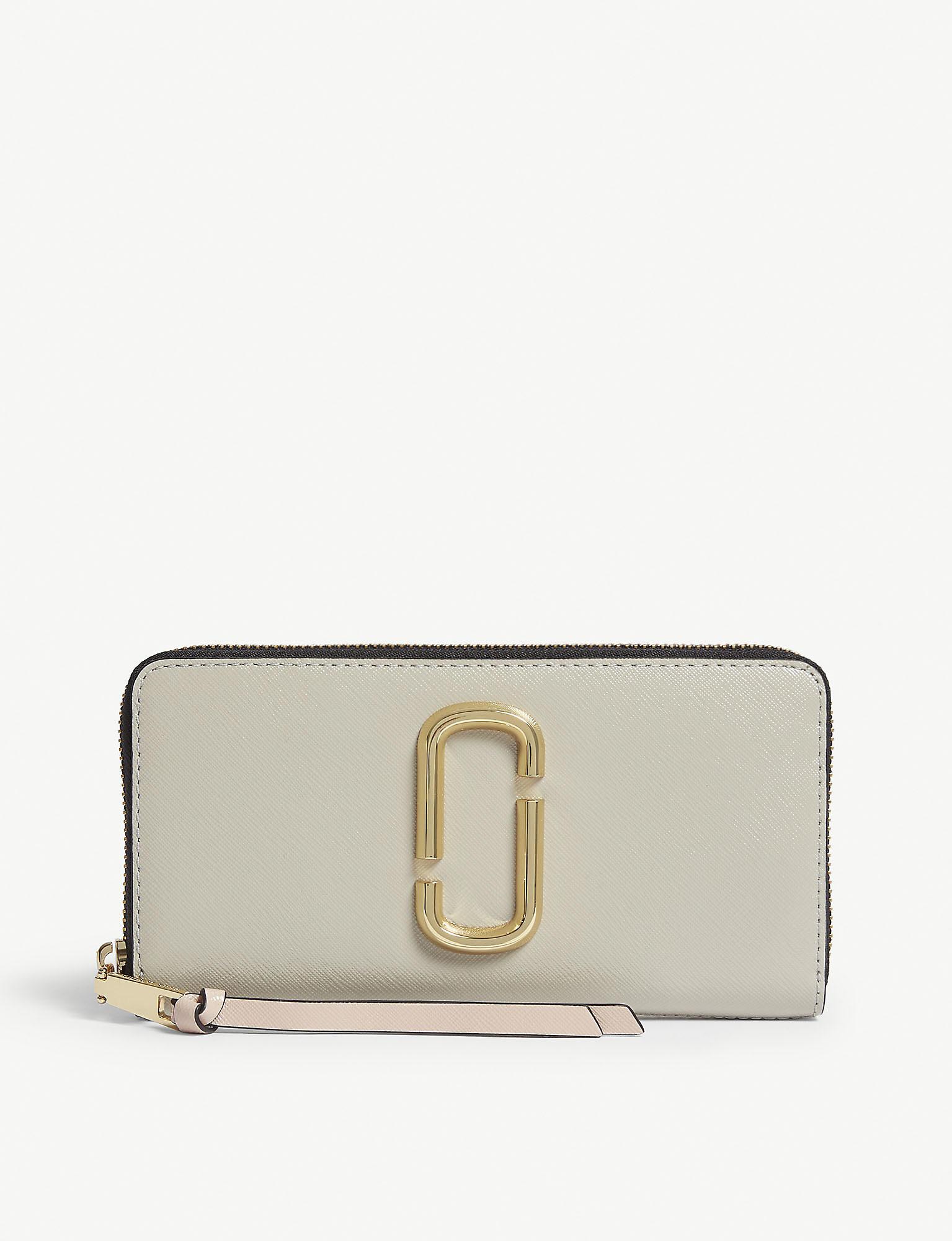 grey marc jacobs wallet