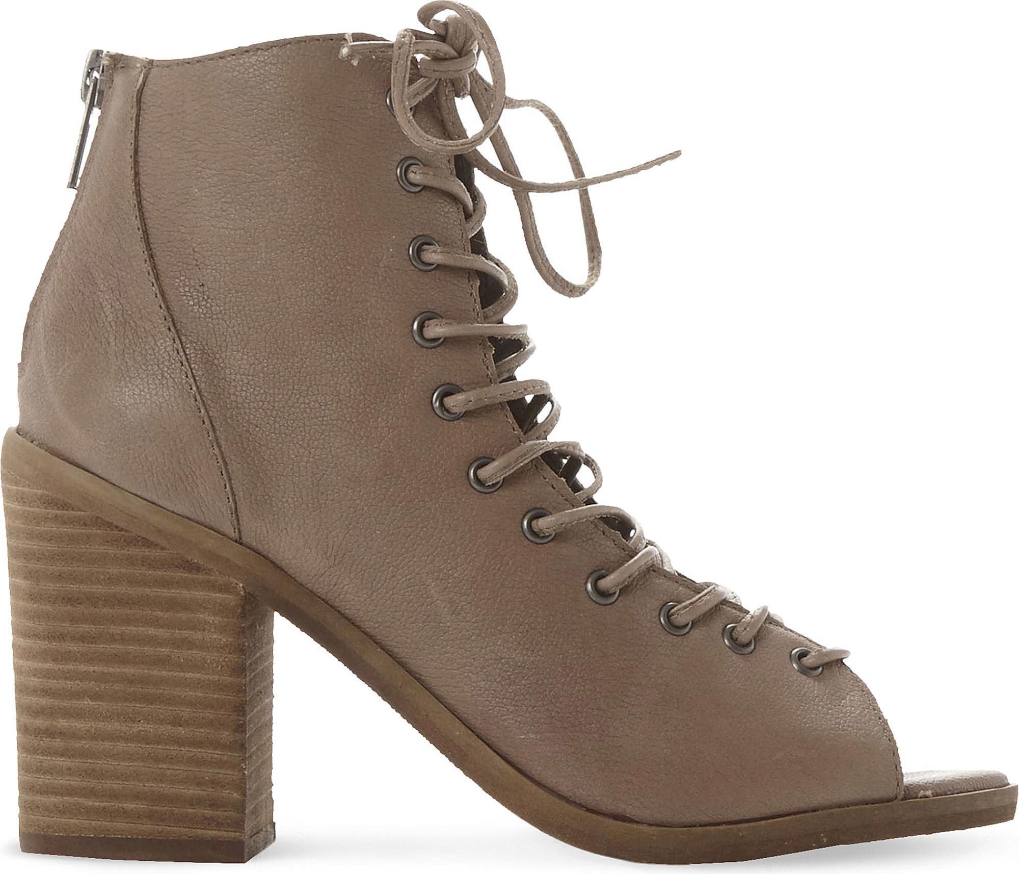 steve madden kleen cap toe leather boot