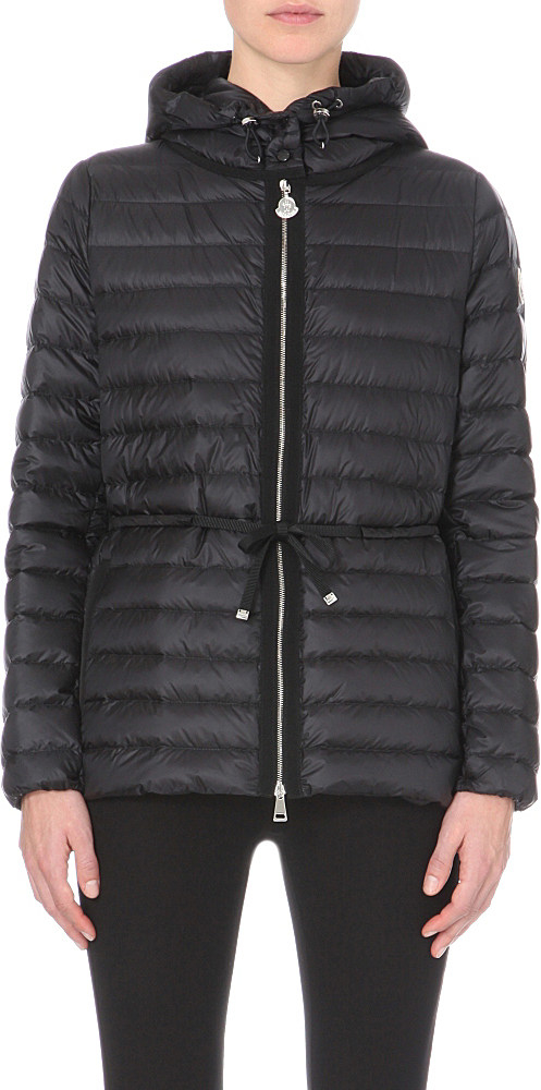 Moncler Raie Quilted Down Jacket in Black - Save 6% | Lyst