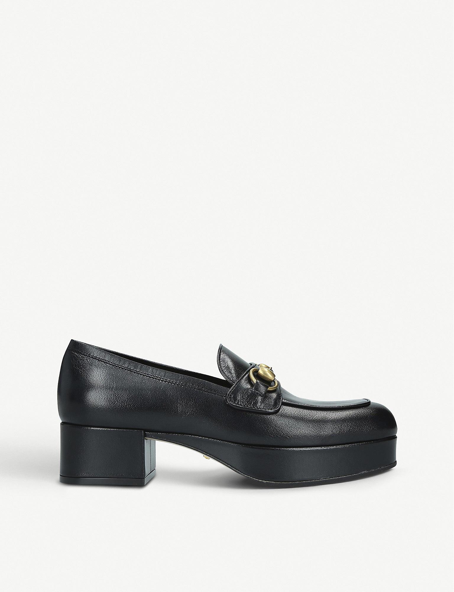 gucci platform loafers sale